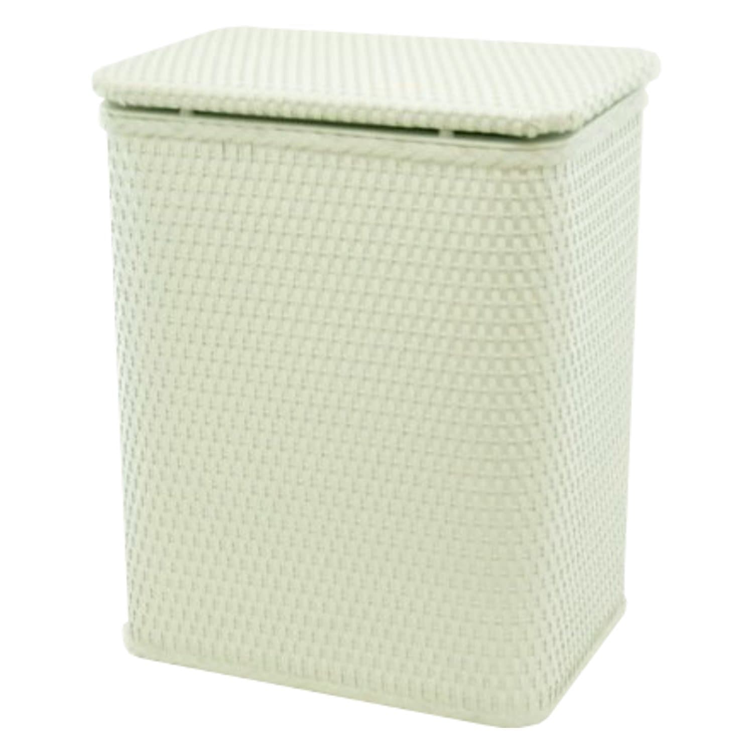 RedmonUSA Redmon for Kids Chelsea Pattern Wicker Nursery Hamper, Herbal Green