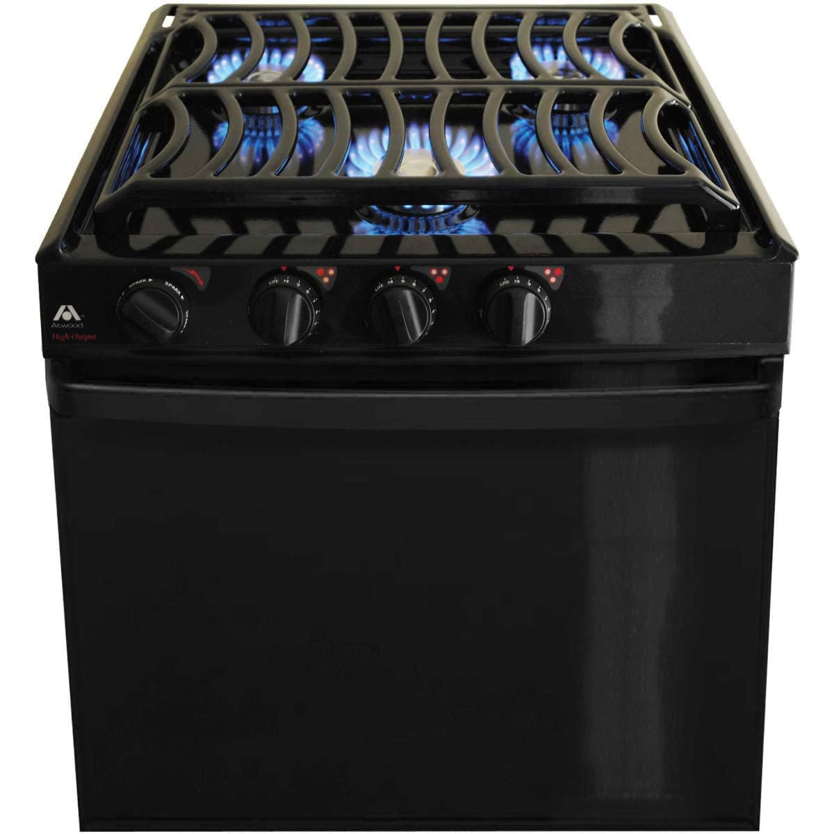 Atwood (52815 3-Burner Range/Oven with Piezo Ignition