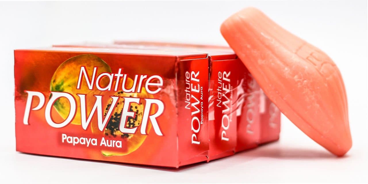 Nature Power Papaya Aura Soap (4 Pieces X 125 Gram)