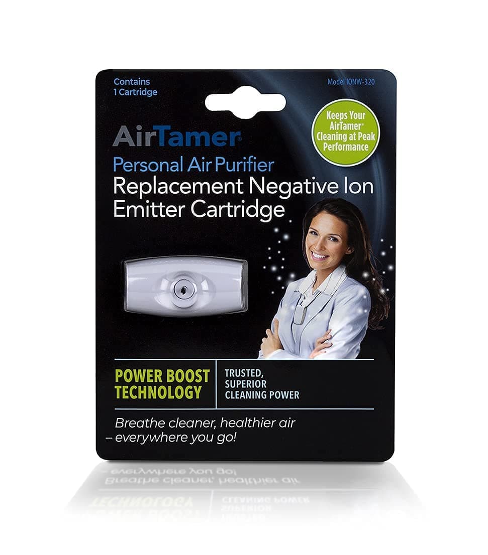 AirTamer Personal Air Purifier Replacement Negative Ion Emitter Cartridge - Made for AirTamer Model A320W (White)