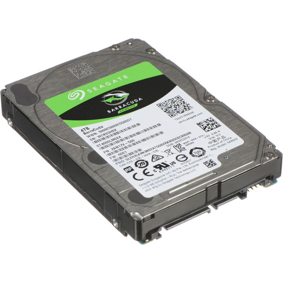 BarraCuda Mobile Hard Drive 4TB SATA 6Gb/s 128MB Cache 2.5-Inch 15mm (ST4000LM024),Mechanical Hard Disk