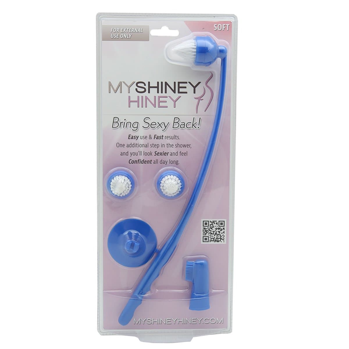 Spring Clean your Rear with My Shiney Hiney Soft Bristle Blue Personal Cleansing Brush Set - BEST GIFT EVER!!! by My Shiney Hiney