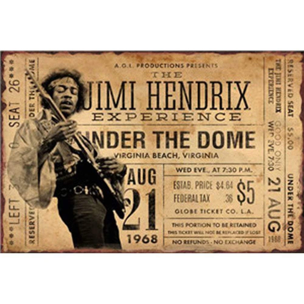 YOMIA Metal Signs Vintage Classic Rock Posters Tin Signs Metal Posters Wall Picture Prints Decorations Pub Home Bar Painting 20x30cm