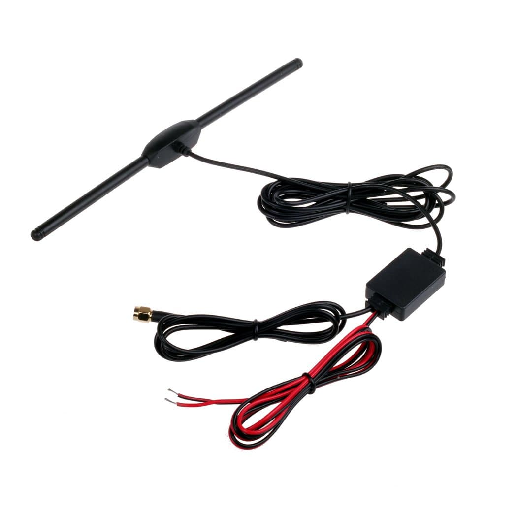 Generic Waterproof Car Digital TV DVBT ISDB Antenna Amp Booster SMA Connector for Car Dash DVD Head Unit TV Tuner