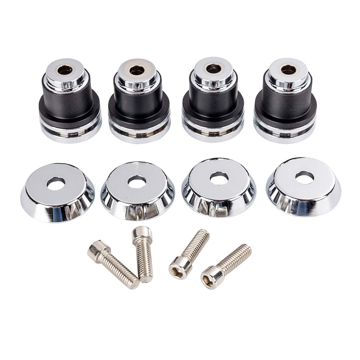 Saddlebags Backrest Sissy Bar MOUNTING SPOOLS for INDIAN SCOUT 2015-2019 (SET OF 4,Replace: 2881166)