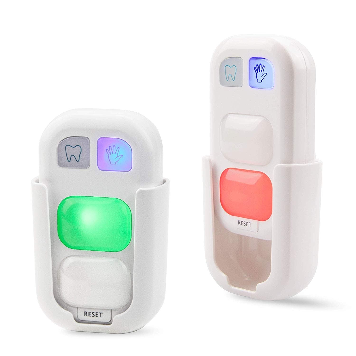 Timer Luxsway, 2 Minutes Teeth Brush Timer and 20 Seconds Hand Wash for Kids Training Coach, Wireless Battery Powered Indicator Light 2Pack