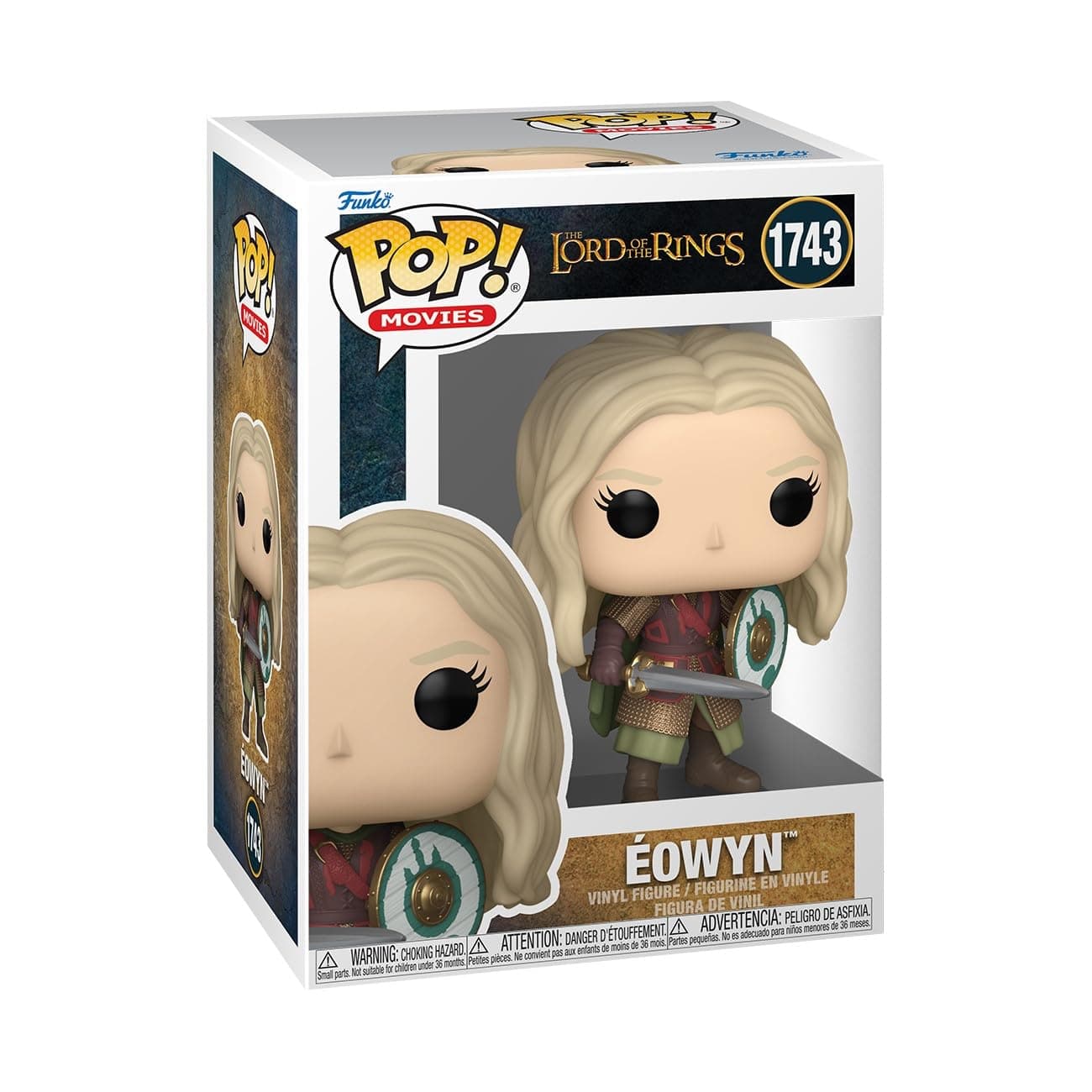 Funko POP! Movies: Lord of the Rings - Battle Eowyn - 1 in 6 chance of receiving the rare Chase variant - Styles may vary - Collectable Vinyl Figure - Toys for Kids & Adults - Movies Fans
