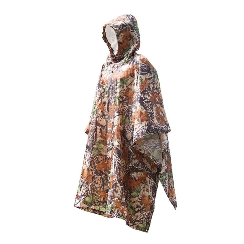 Multifunctional Lightweight Raincoat 3 in 1 Outdoor Hooded Blanket,Fleece Outdoor Hooded Stadium Waterproof/Rainproof Picnic Blanket,Rain Poncho, Table Cover Carry Bag Camping, Picnics, Travel, Sports