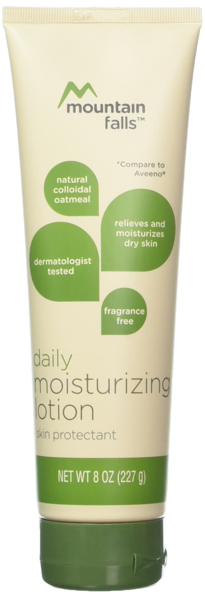 Mountain Falls Daily Moisturizing Lotion Skin Protectant with Natural Colloidal Oatmeal, Fragrance Free, Compare to Aveeno, 8 Ounce