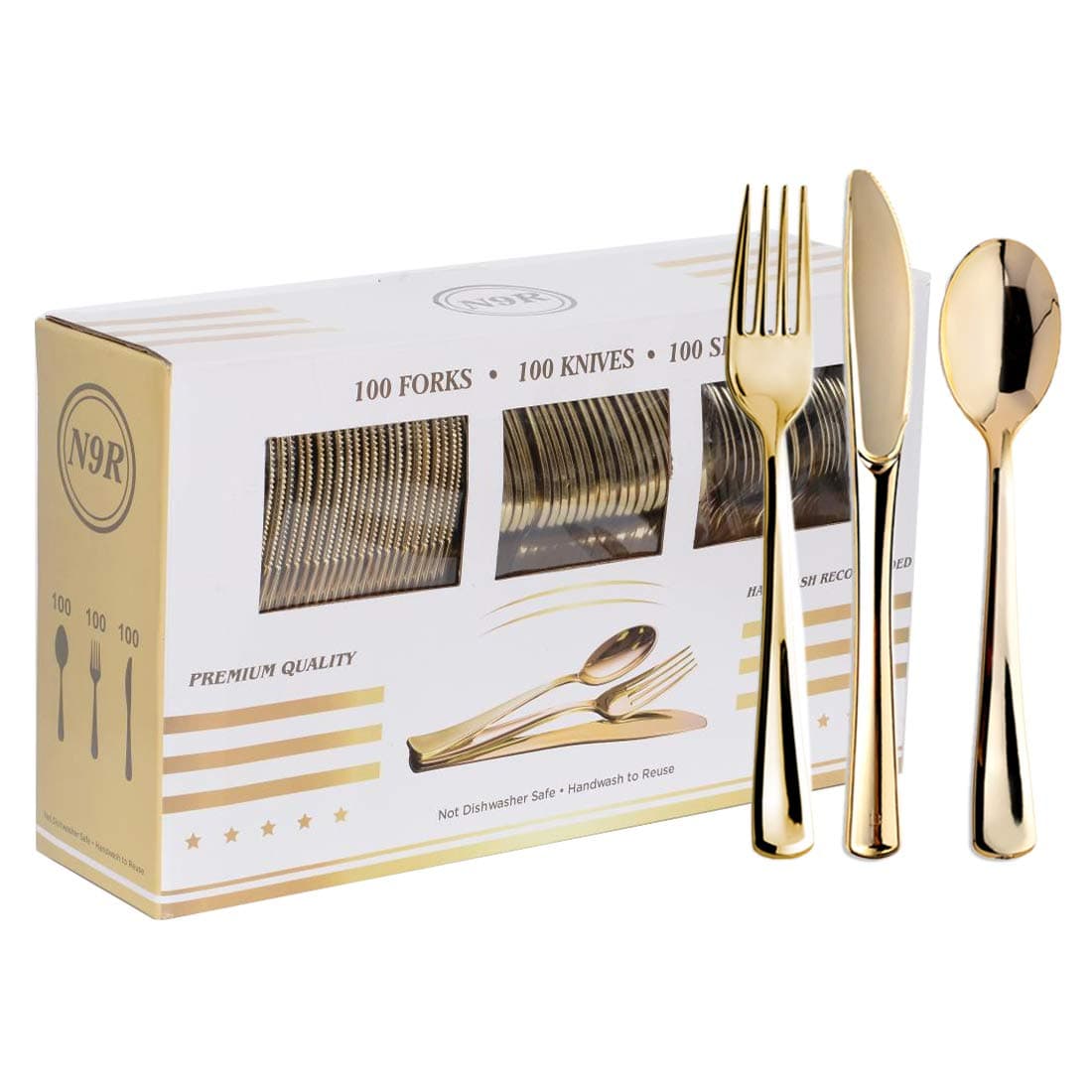Gold Plastic Silverware