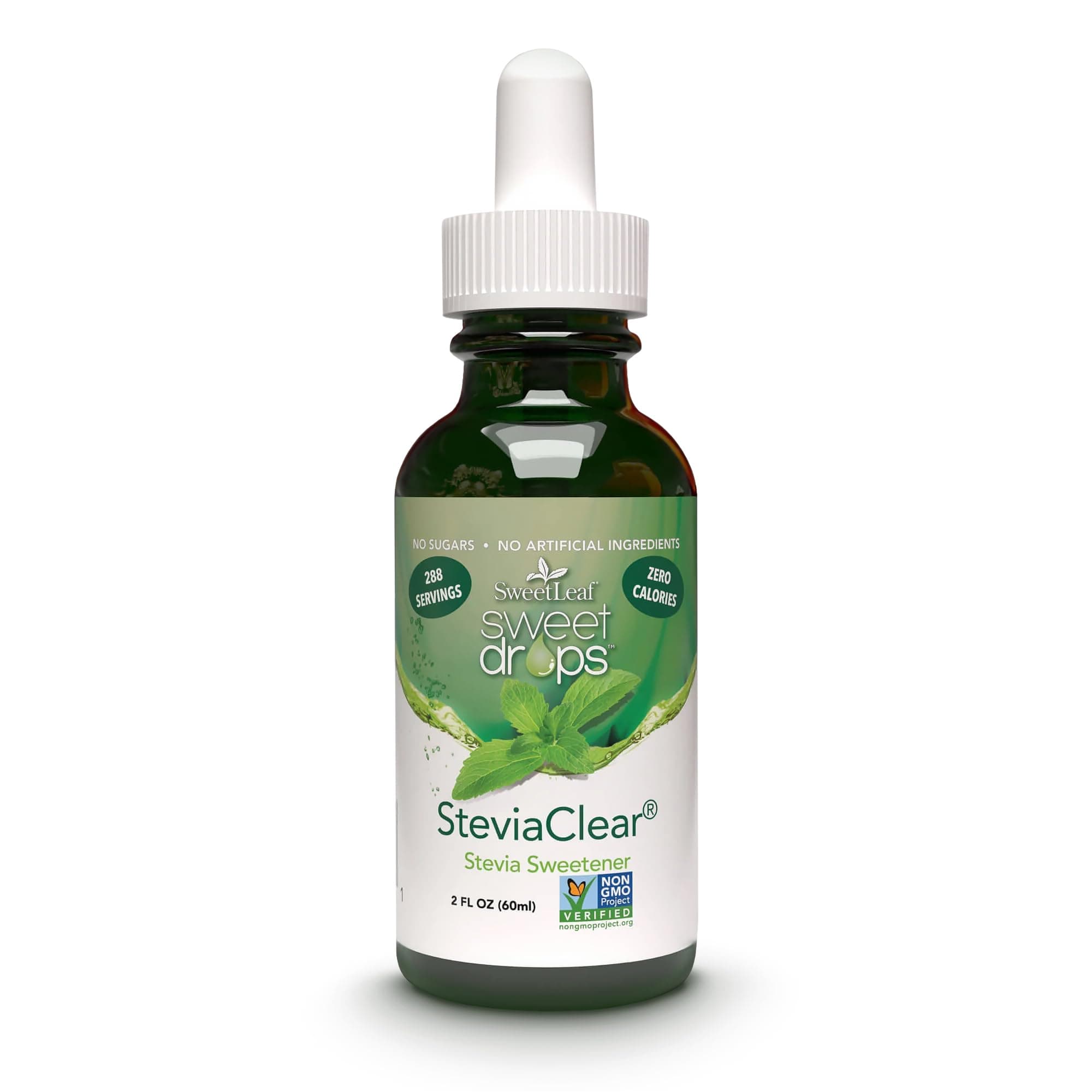 Sweet Drops- Flavored Stevia Liquid Sweetener, Organic Extract, Zero Calorie, Gluten Free, Keto Friendly, Non GMO, Natural Flavor, Sugar Alternative- Stevia Clear, 2 Fl Oz (Pack of 1)