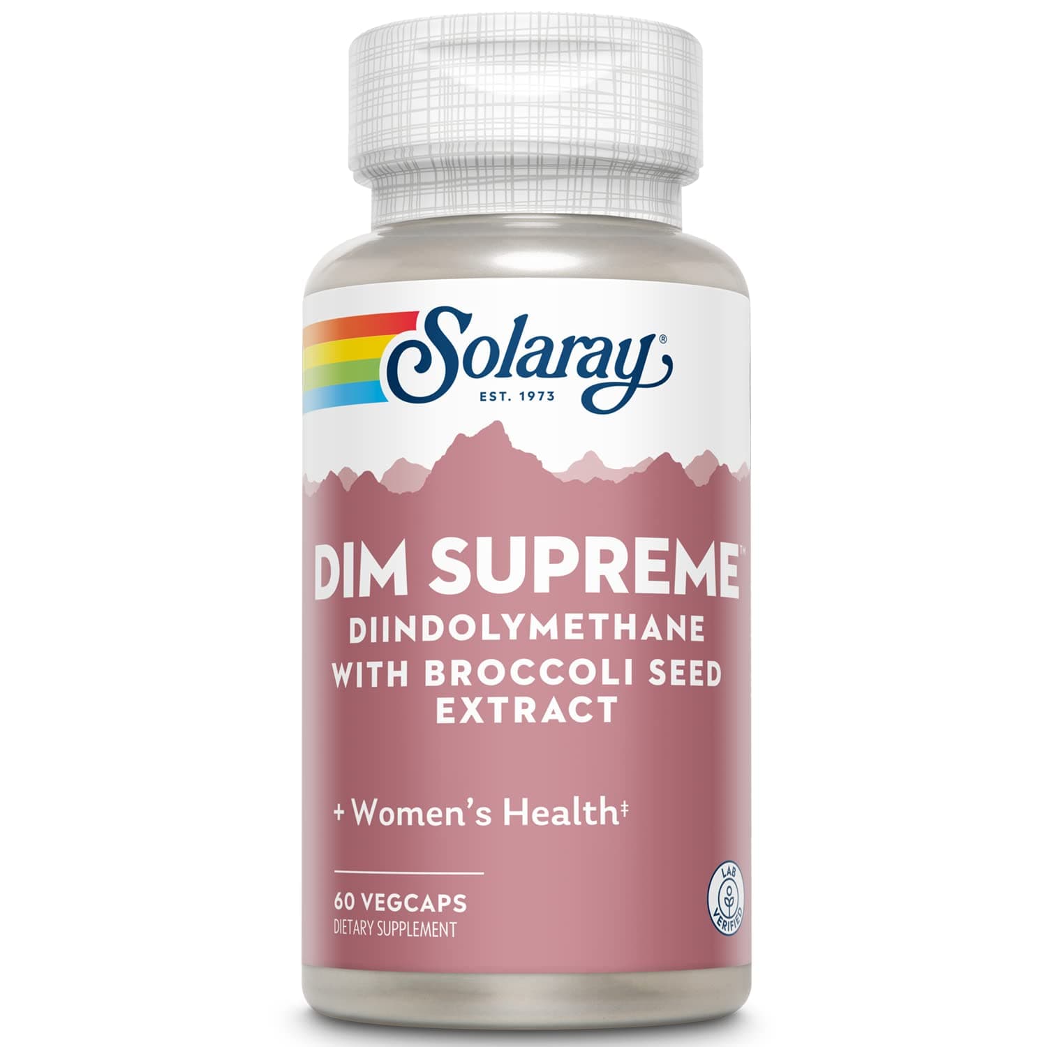 SOLARAY Potency Dim Supreme Diindolylmethane - 60 Vegetarian, 135789