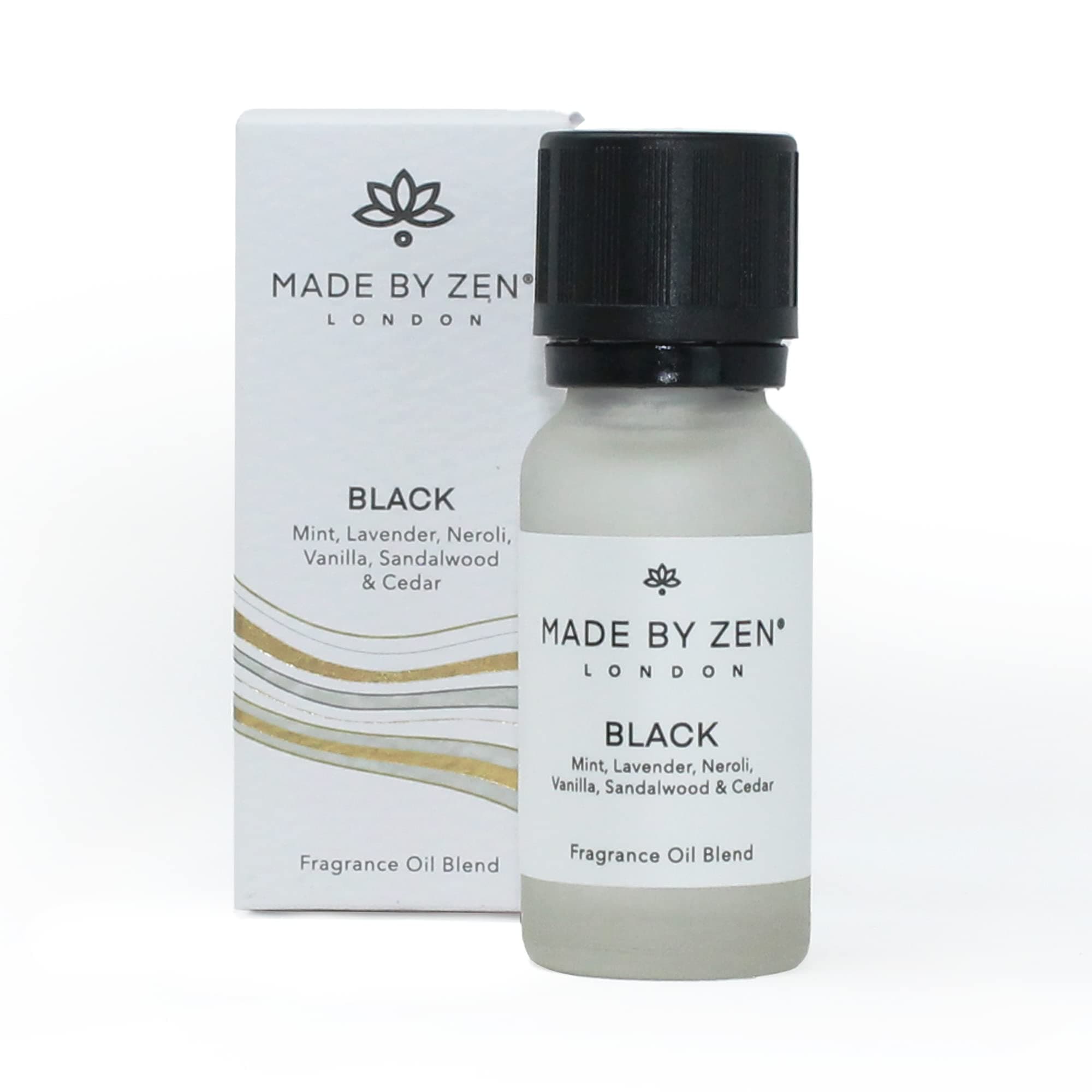 MADE BY ZENBlack Signature Fragrance Oil | Luxury Scents for Your Electric Diffuser | The Perfect Home Fragrance to Boost Your Mood (Black New)