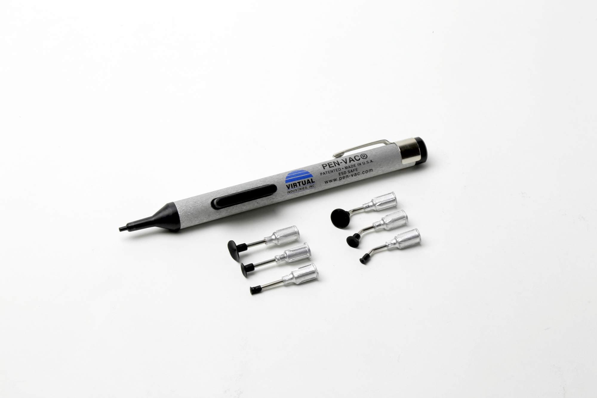 Virtual Industries V8901-LMS-ESD, ESD Pen-Vac Kit w/ 6 Probes+Cups