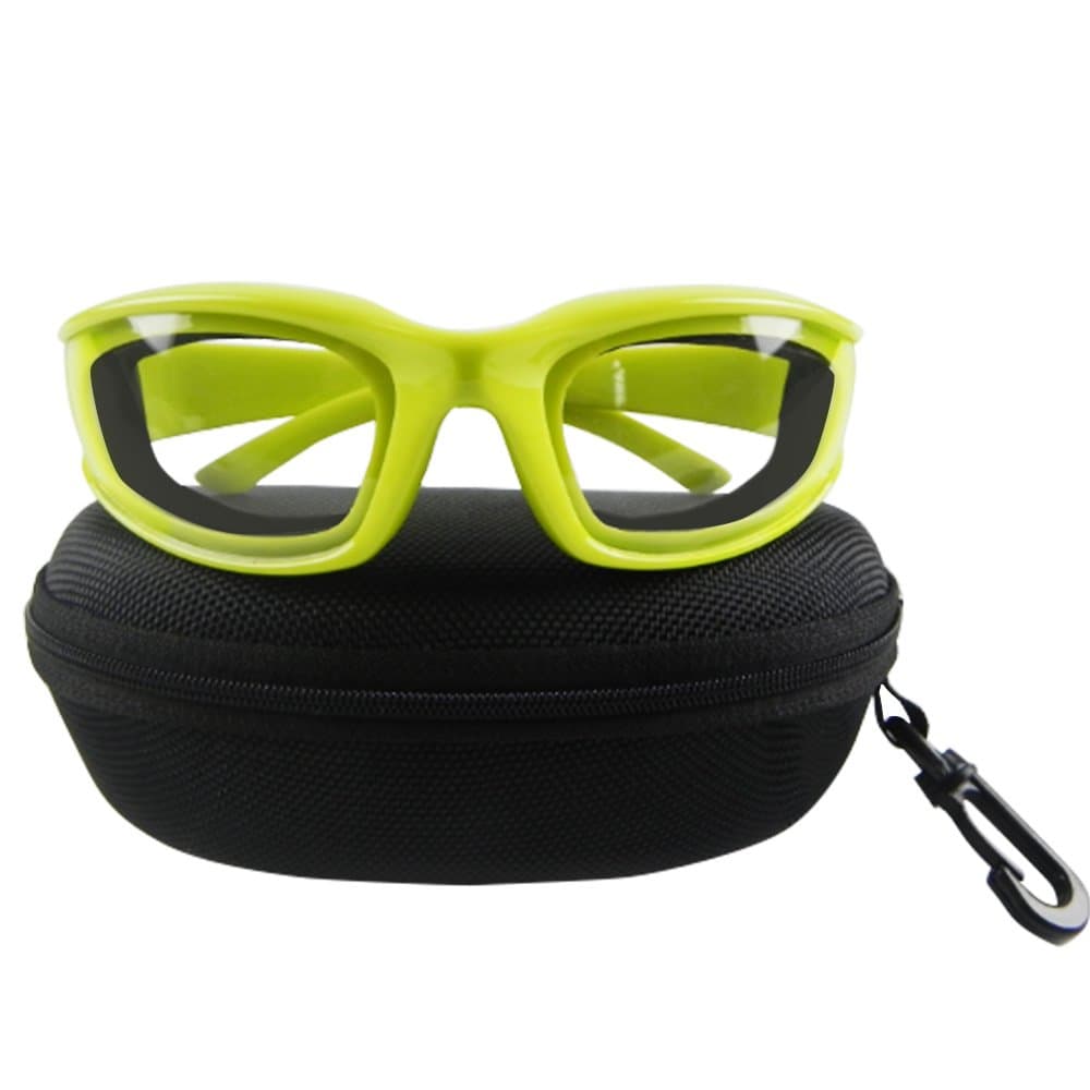 No Cry Goggles | Prime Grade PC and Anti-Fog AC Lens Onion Goggles to Protect Your Eyes from Irritating Vapors, Padded Design for Ultimate Comfort, Unisex, Sleek Green