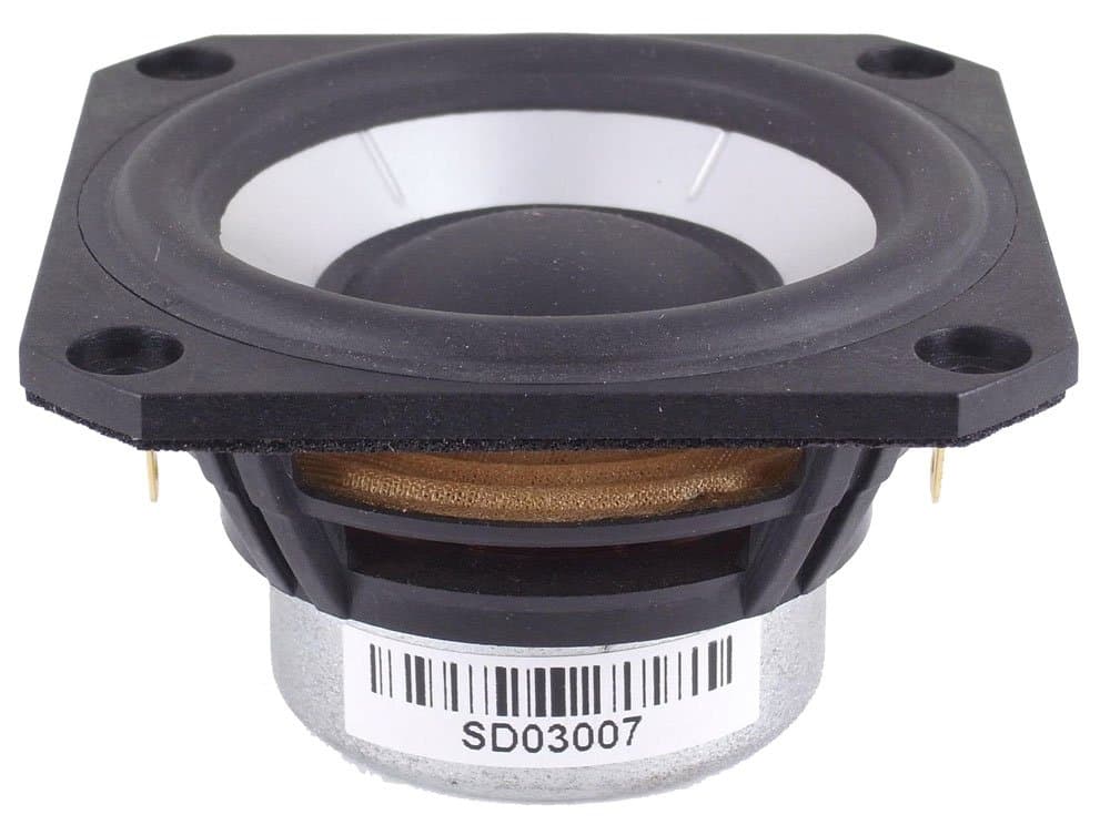 SB65WBAC25-4 2.5" Full Range Speaker, Aluminum Cone, 4 ohm