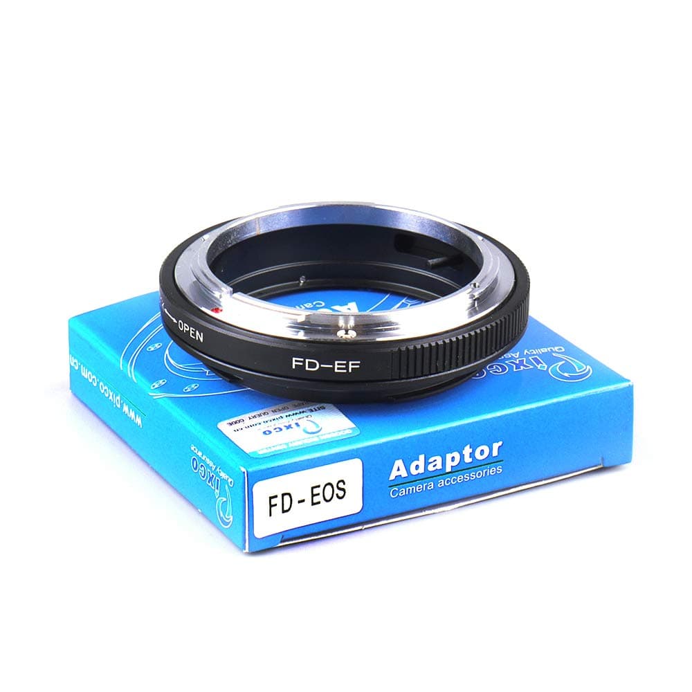 Pixco Lens Adapter Suit for Canon FD Lens to Canon EOS Camera EOS 4000D 2000D 6D II 200D 77D 5D IV 1300D 80D 1DX II 5DS 760D 750D 7DII 1D 6D 7D (Canon FD-Canon EF(No glass))