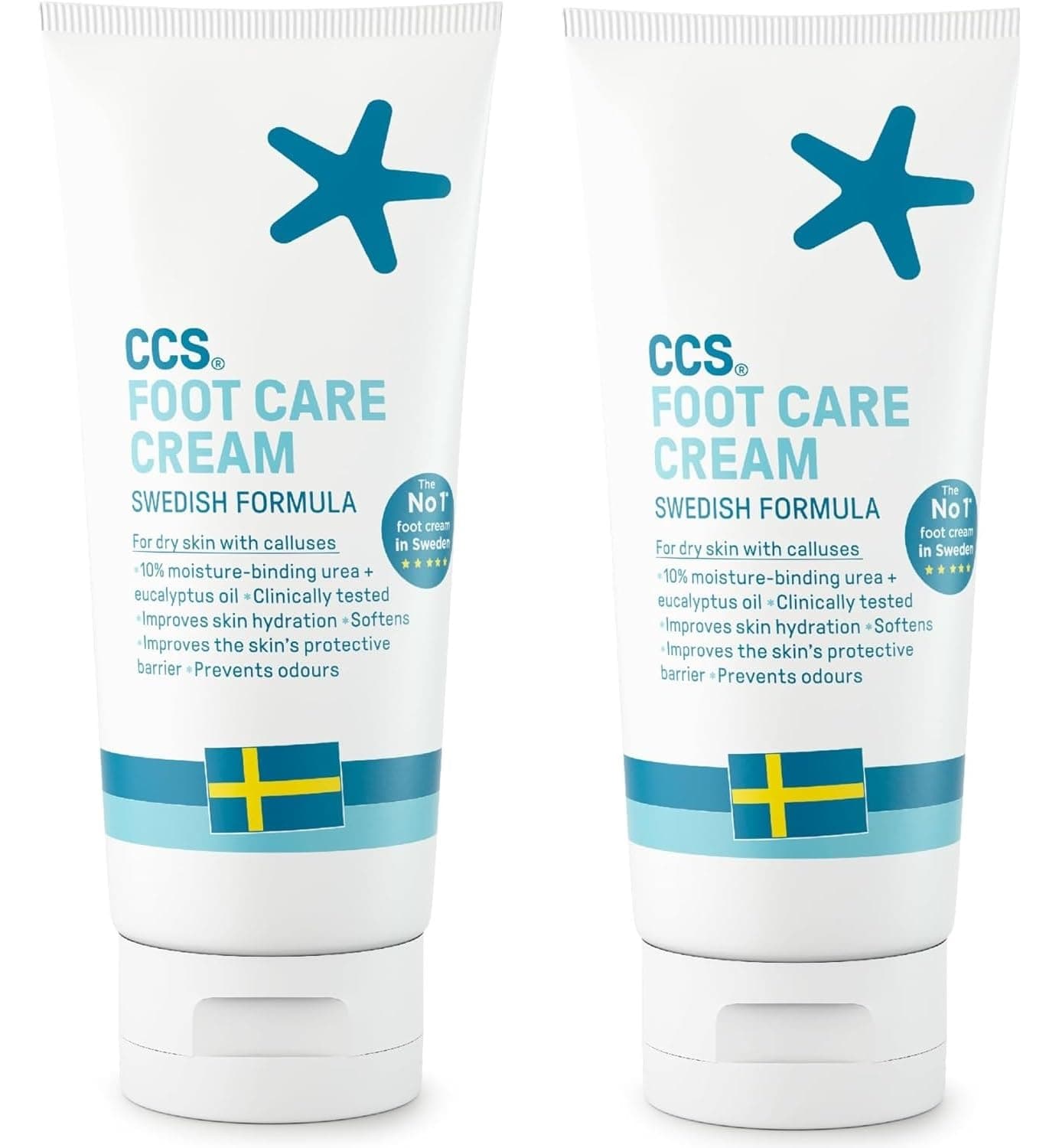 CCS Swedish Foot Cream Tube 175ml (Pack of 2)