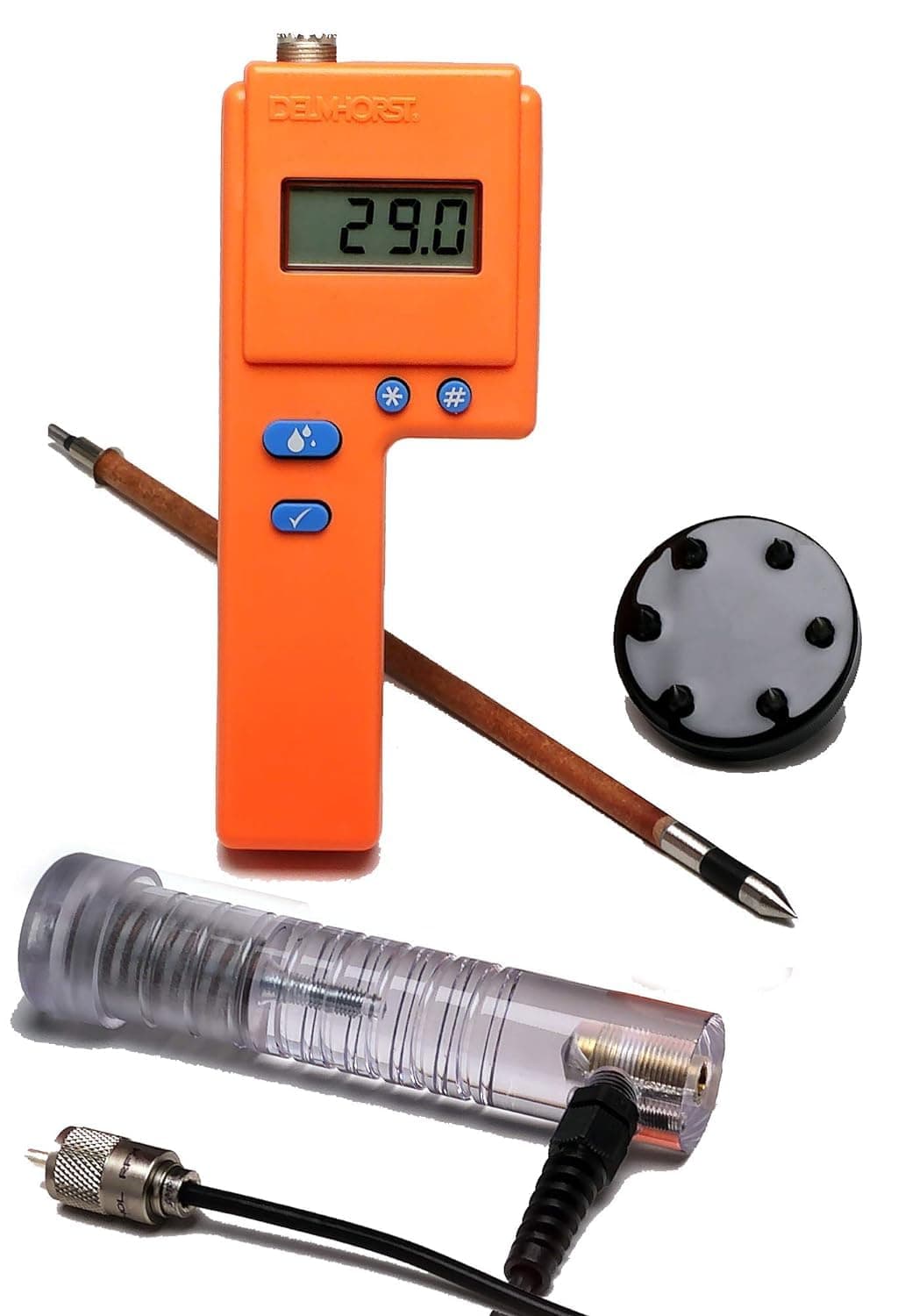 Delmhorst F-2000/PKG F-2000 Hay Moisture Metre Deluxe Package with 24CAS-0065, H-4, 830-2 and 831