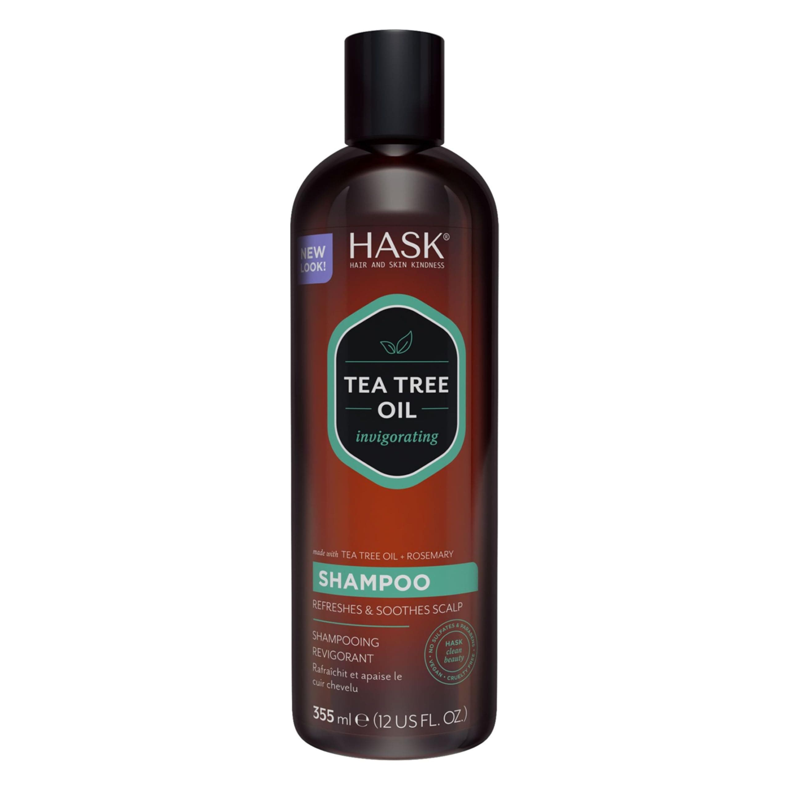 Hask Tea Tree Oil & Rosemary Shampoo 355 ml