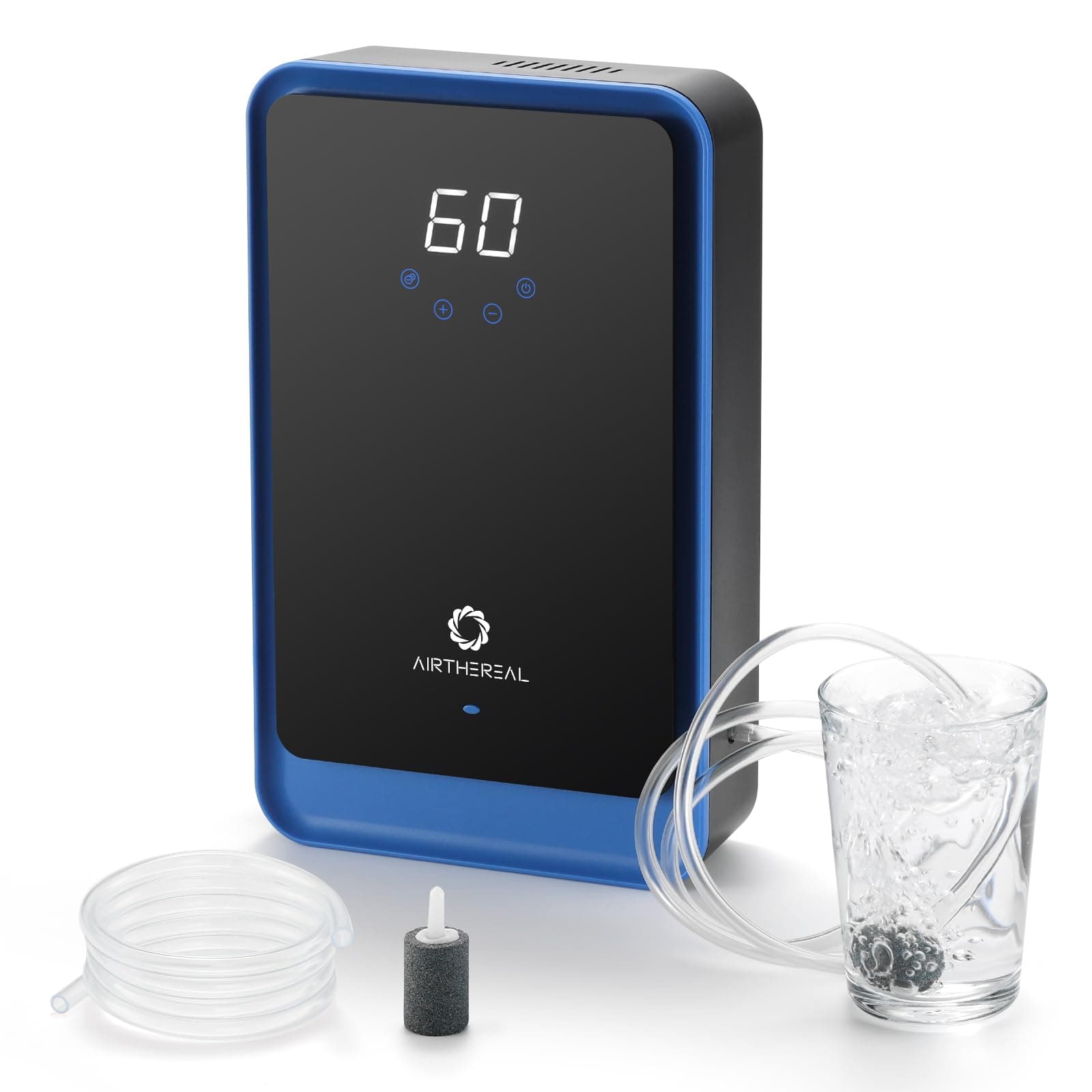 AH1000 Portable Ozone Machine for Water and Air - 1000 mg/h, Multipurpose Liquid Ozonator with Negative Ion and Timer