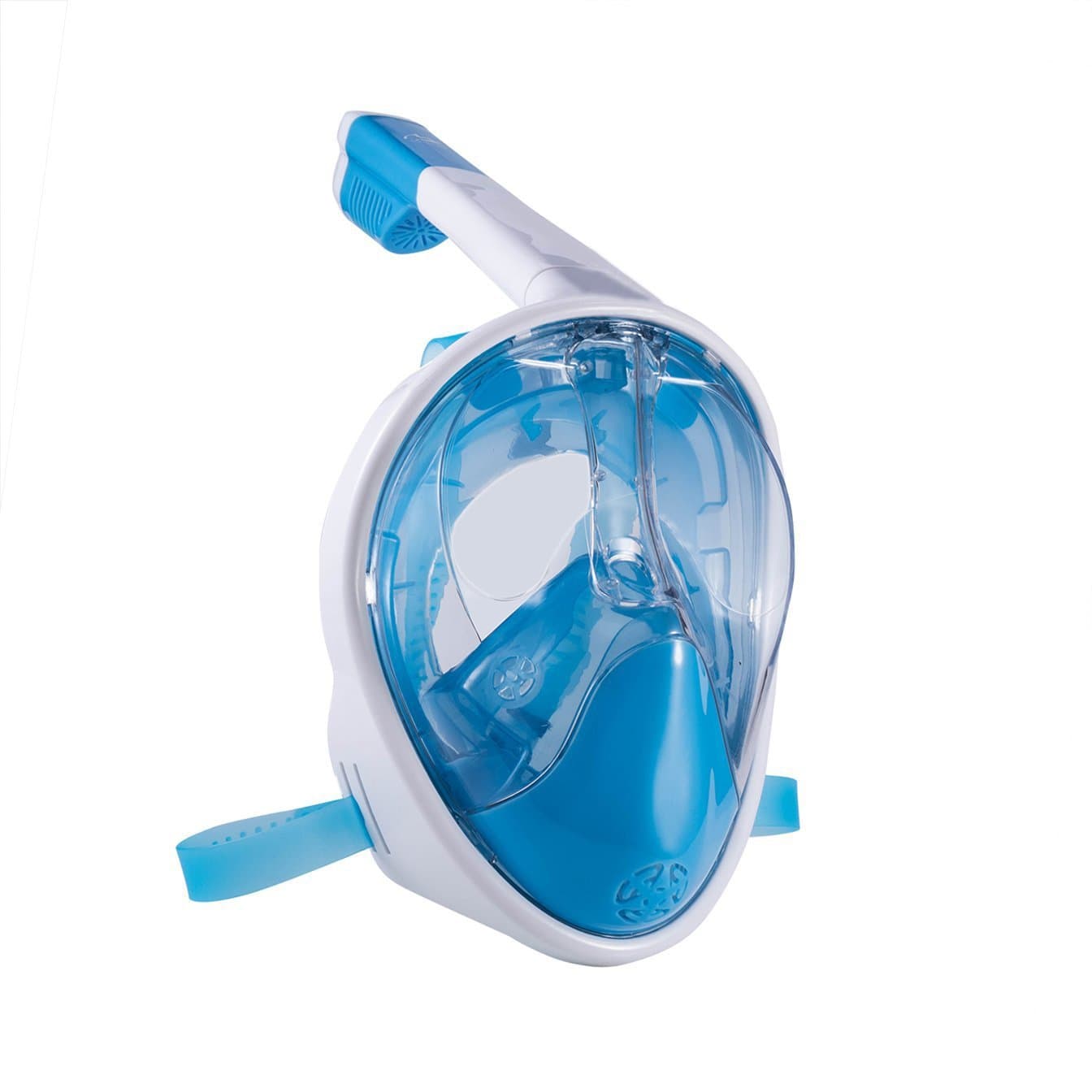 KepooMan 180° Panoramic Full Face Snorkel Mask Easybreath with Anti-fog and Anti-leak Design