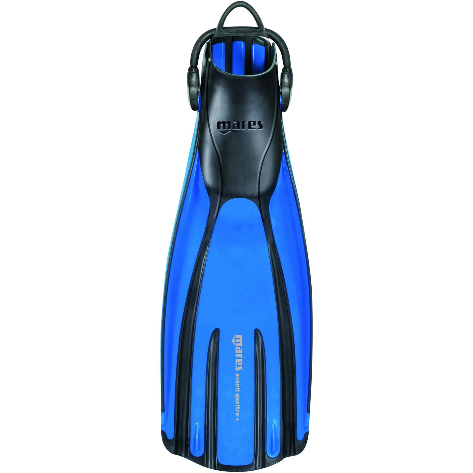 Unisex Adults Avanti Quattro + Diving Fins - Durable Efficient Versatile Open-Heel Scuba Fins with Four-Channel Design & Bungee Strap