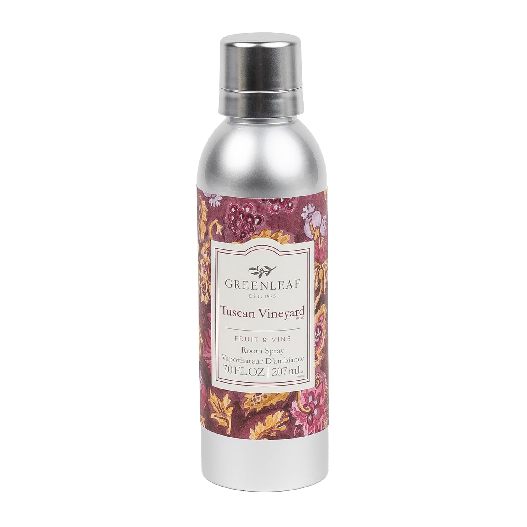 Greenleaf Gifts Tuscan Vineyard Scented Room Air Freshener Spray | Non-Aerosol 7 oz Spray | Grape Scented Air Freshener for Home | Home Fragrance for Bedroom & Bathroom