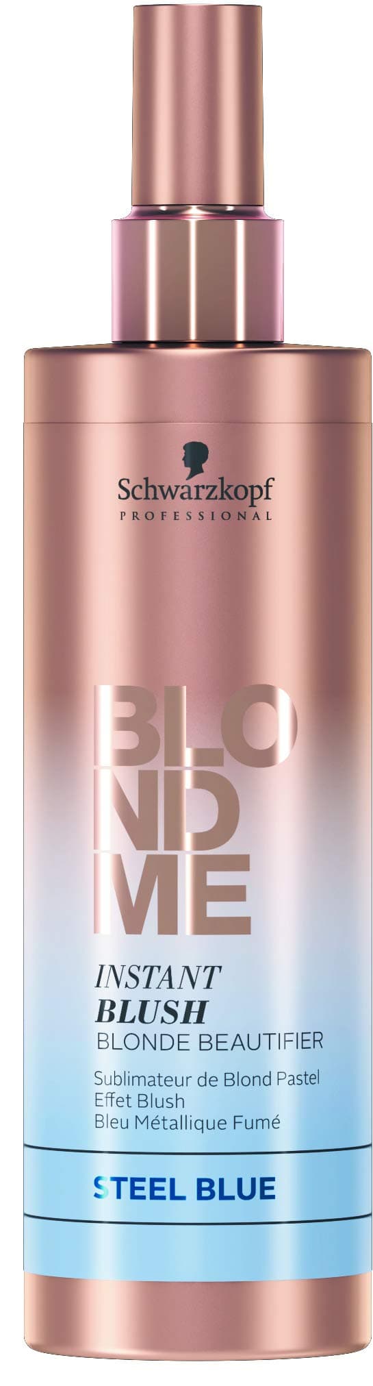 BLONDME Instant Blush Blond Beautifier Spray, Steel Blue, 8.4 Fluid-Ounce