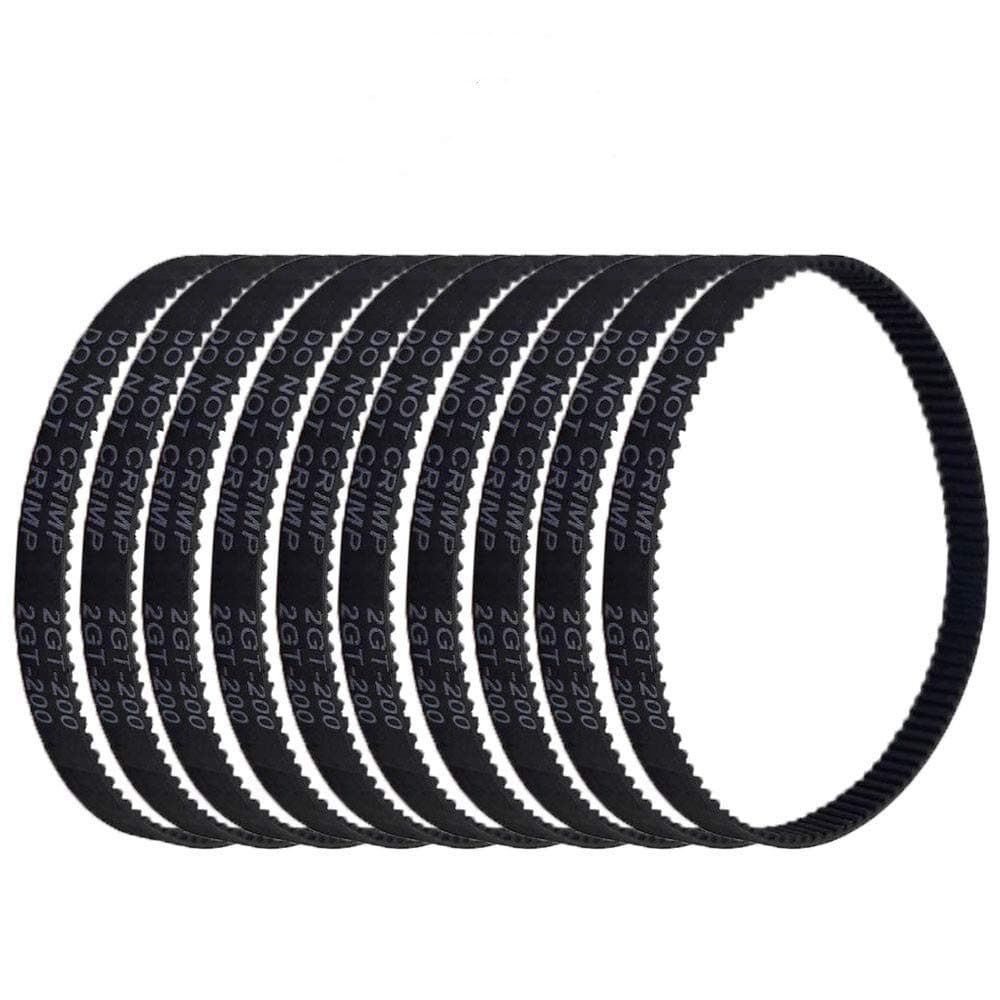 3Dman GT2 Timing Belt Closed Loop Rubber Belt 200mm for Width 6mm for 3D Printers -10pcs