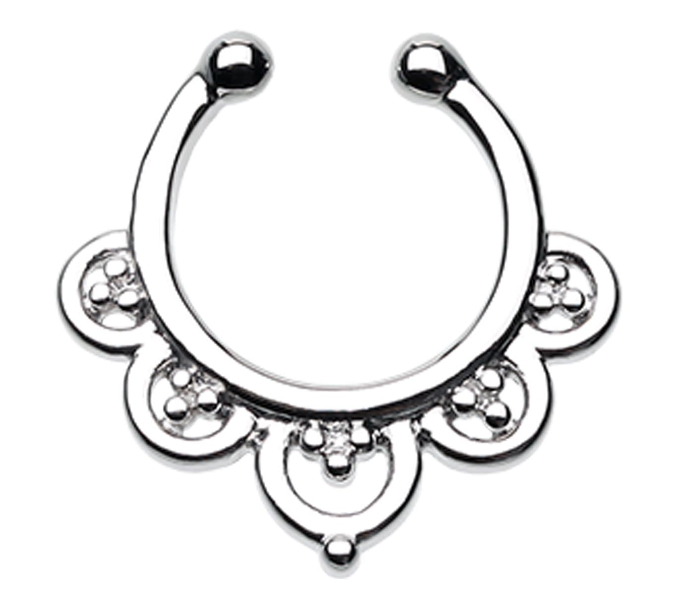 Imperial Filigree Fake Septum Ring