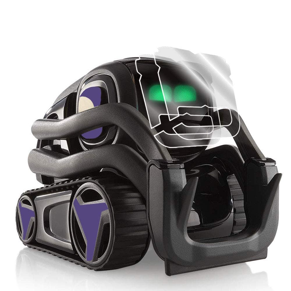 IPG for Vector Robot Face Screen Guard Decoration KIT Protector from Unexpected Attacks of Kids and Pets.Include Wheels&Body Set 7 Units Decals+2 Units Screen Protector (Lavender)