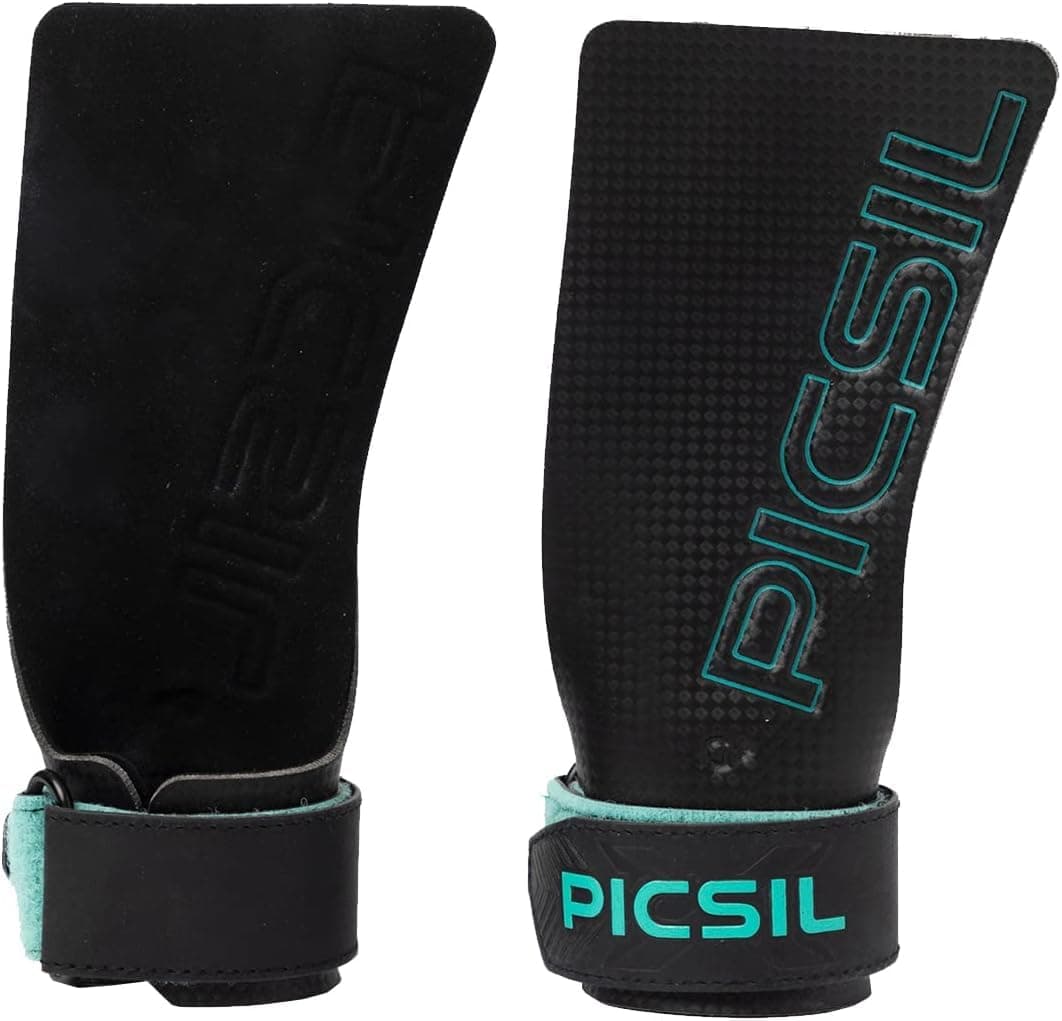 PICSIL Falcon Grips, Carbon Fibre Material, Use with Magnesium, Grip on All Surfaces and Bar Types, Designed for All Athletes