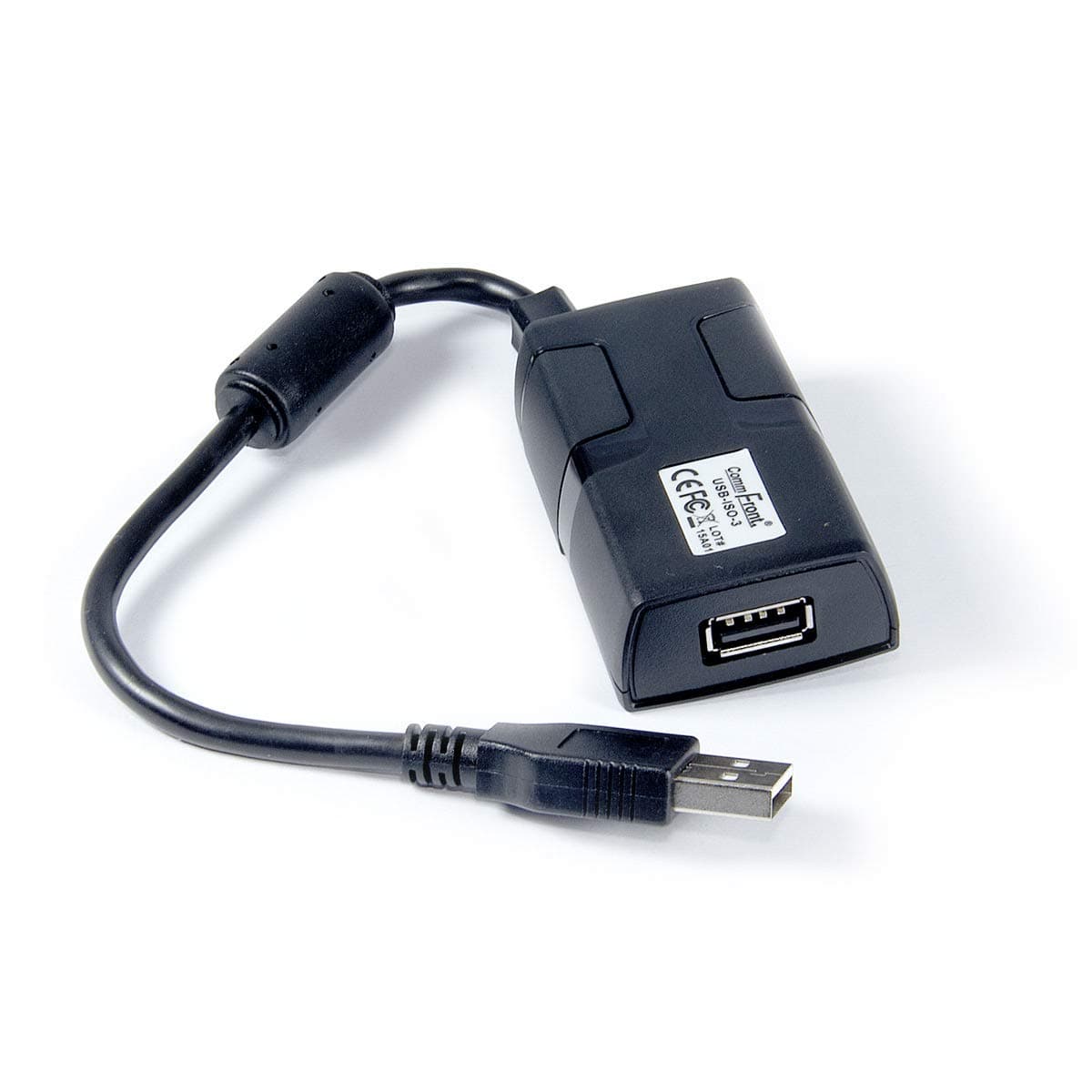 COMMFRONT Industrial USB Isolator, USB 2.0, 5000V Optical Isolation, Low and Full Speed Data Rate: 1.5Mbps and 12Mbps, Plug-n-Play, No Drivers Required