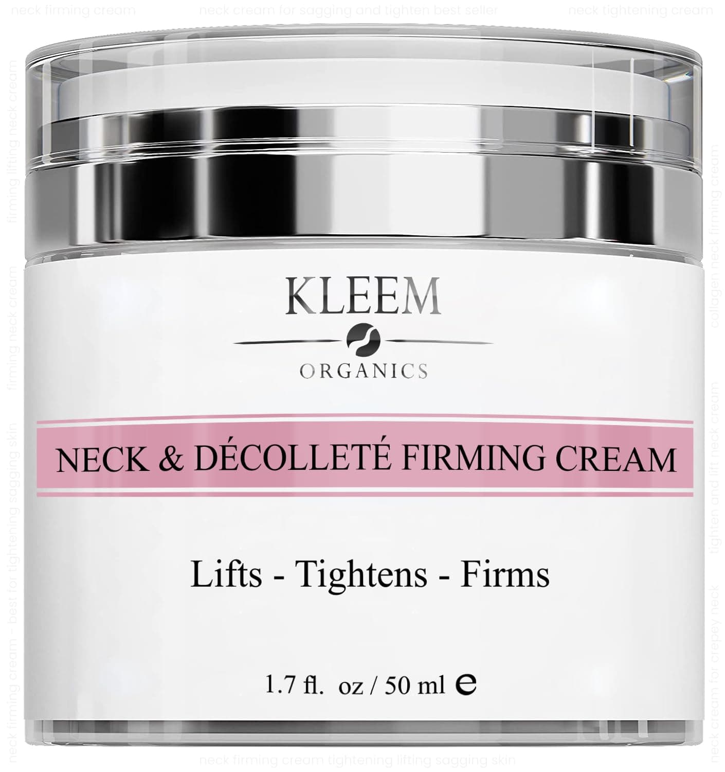 Kleem Neck Firming Cream for Sagging Skin - Anti Aging Neck Cream with Retinol & Panthenol - Firming Neck & Décolleté Cream that Improves Elasticity, Smooths Fine Lines & Wrinkles - 50ml