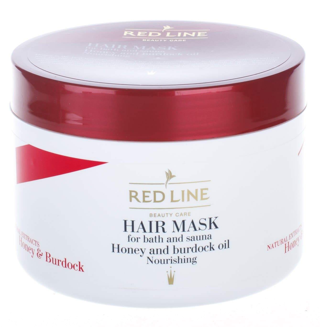Red Line, Nutritious Hair Mask for Bath and Sauna Honey and Burdock Oil, 500 ml/16.9 Oz
