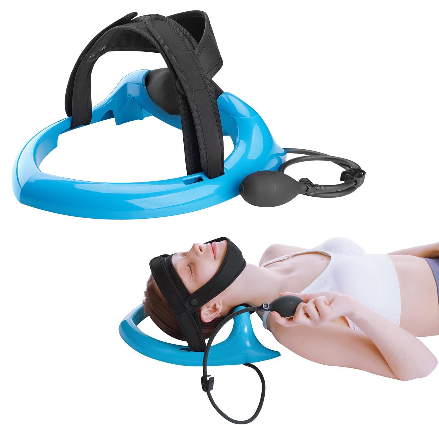 ECOGUN Posture Neck Exercising Cervical Spine Hydrator Pump - Relief for Stiffness, Restores Neck Curve