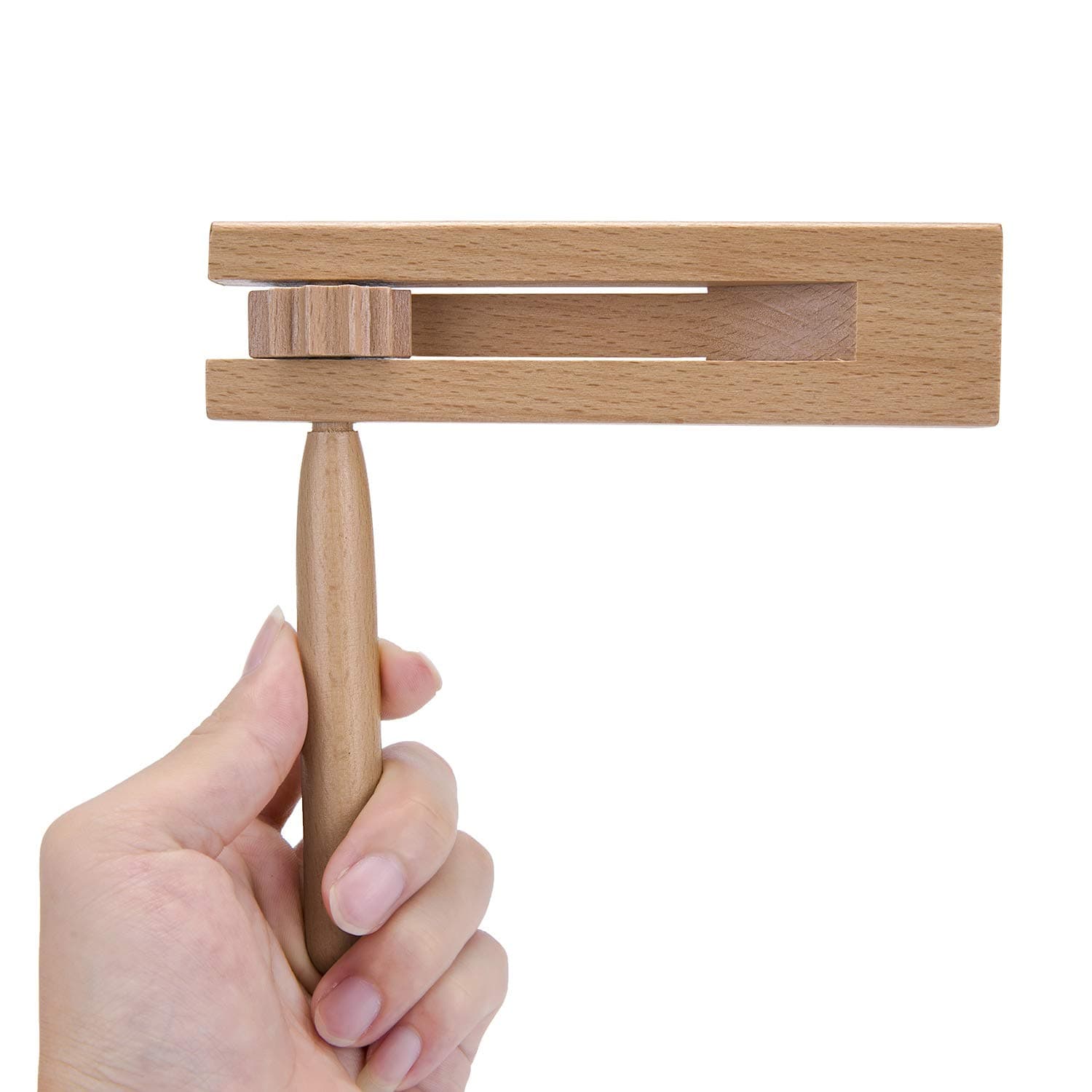 MIHEY 2 Pack Wooden Ratchet Noise Makers, Traditional Mexican Matraca for Football Games, Parties and Celebrations