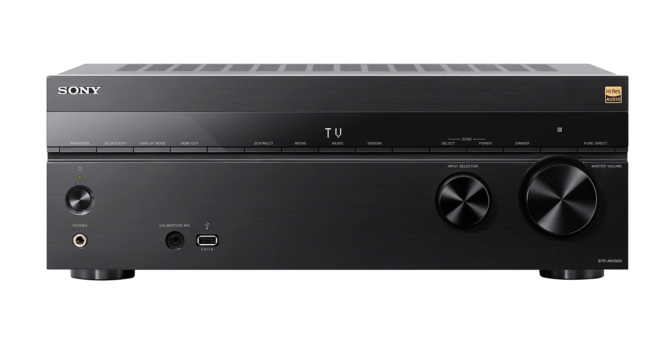 STR-AN1000 7.2 CH Surround Sound Home Theater 8K A/V Receiver: Dolby Atmos, DTS:X, Digital Cinema Auto Calibration IX, Bluetooth, WiFi, Google Chromecast, Spotify connect, Apple AirPlay, HDMI 2.1