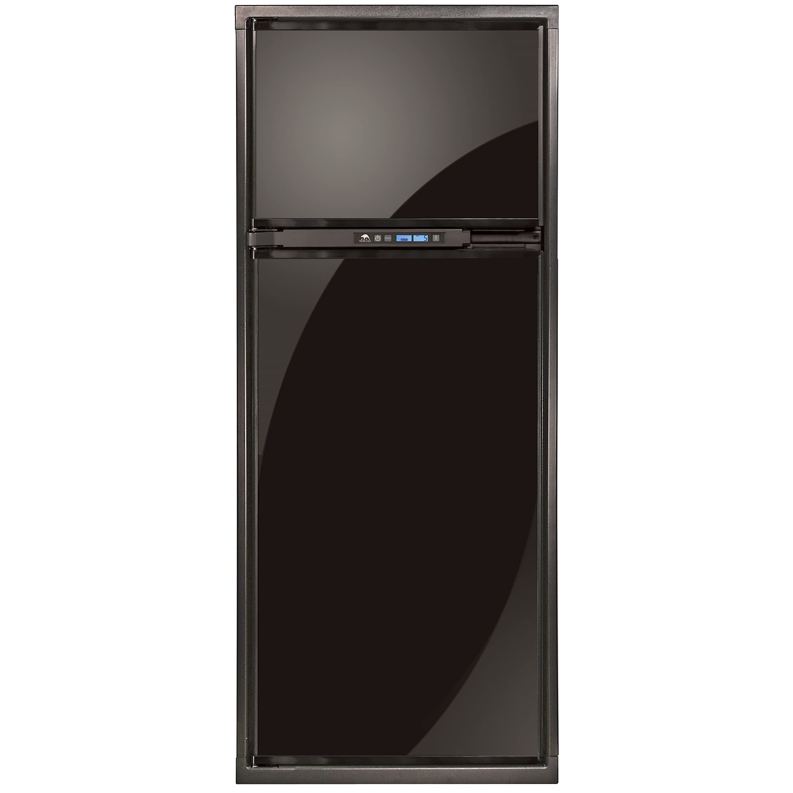 NORCOLD INCN7XFR Polar N7X Series 2-Way AC/LP RV Refrigerator with Fan - 7 cu. ft., Black, RH Door