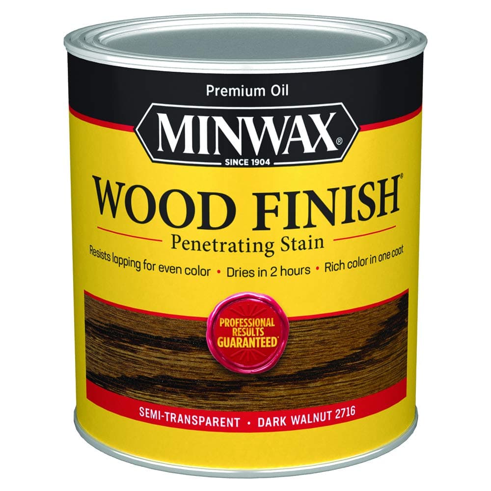 Minwax qt 70012 Dark Walnut Wood Finish Penetrating Oil-Based Wood Stain