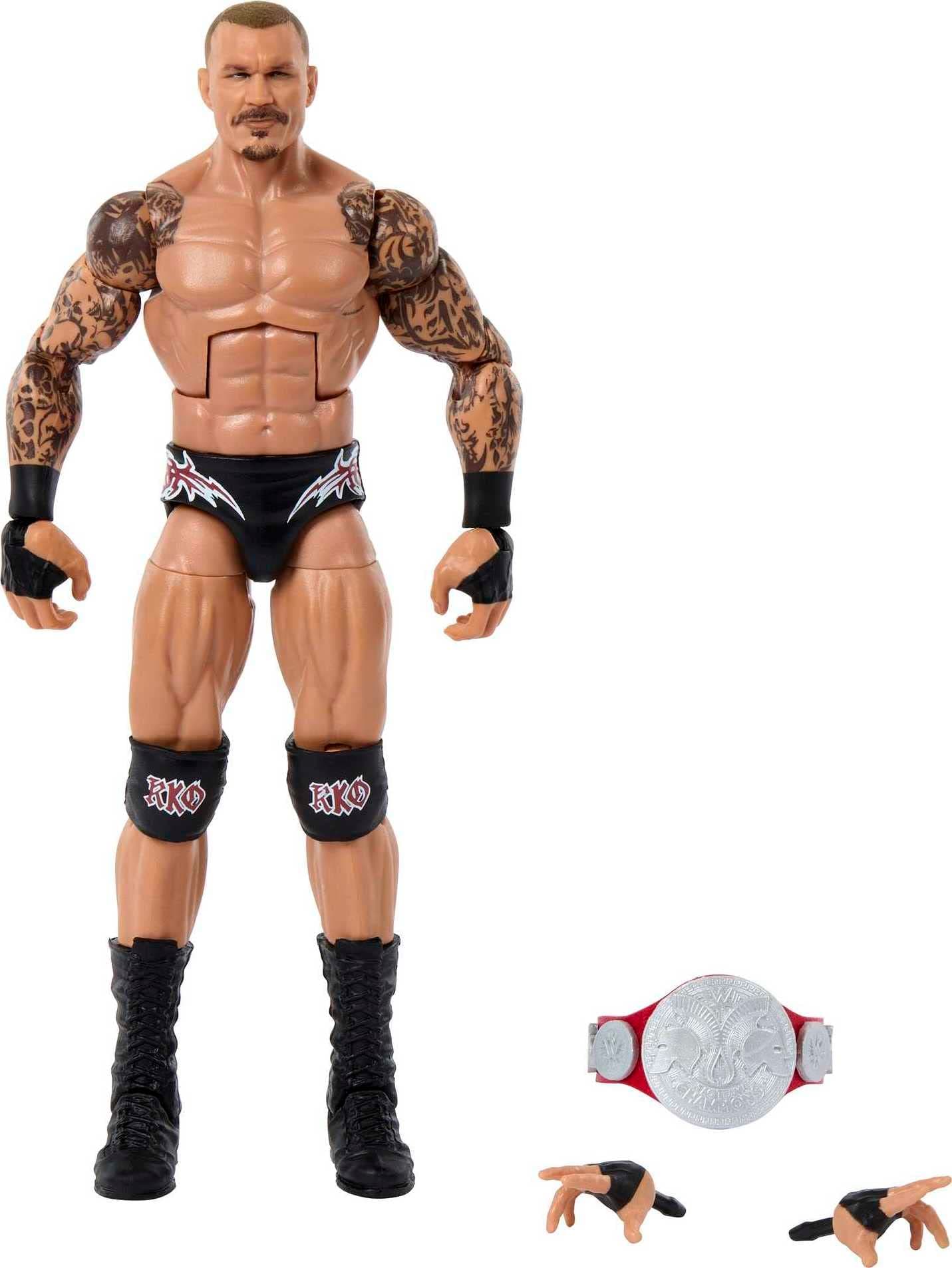 Mattel WWE Randy Orton Elite Collection Action Figure with Deluxe Articulation & Lifelike Detail and Iconic Accessories, 6"