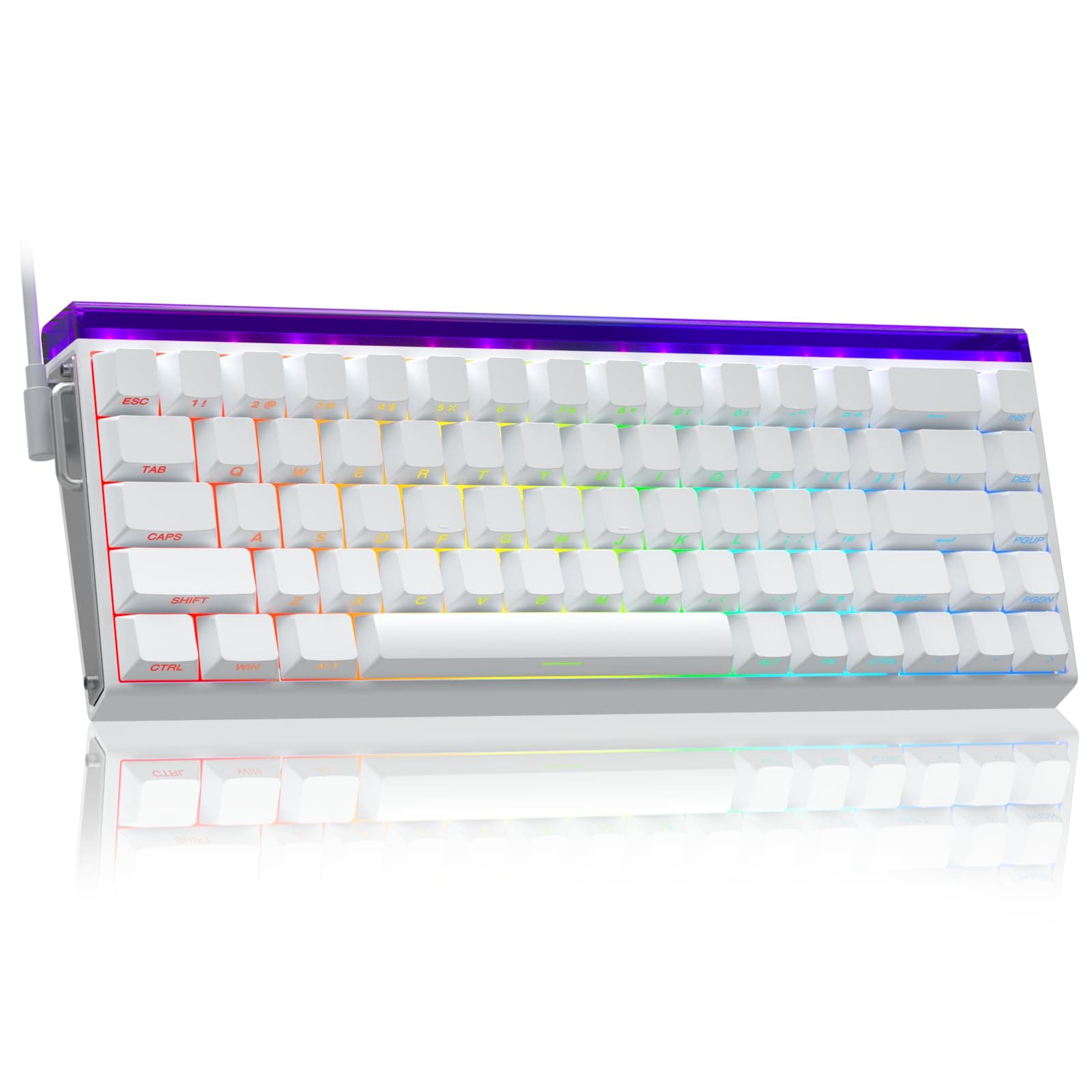 AULA Hero 68HE Magnetic Switch Gaming Keyboard(White)