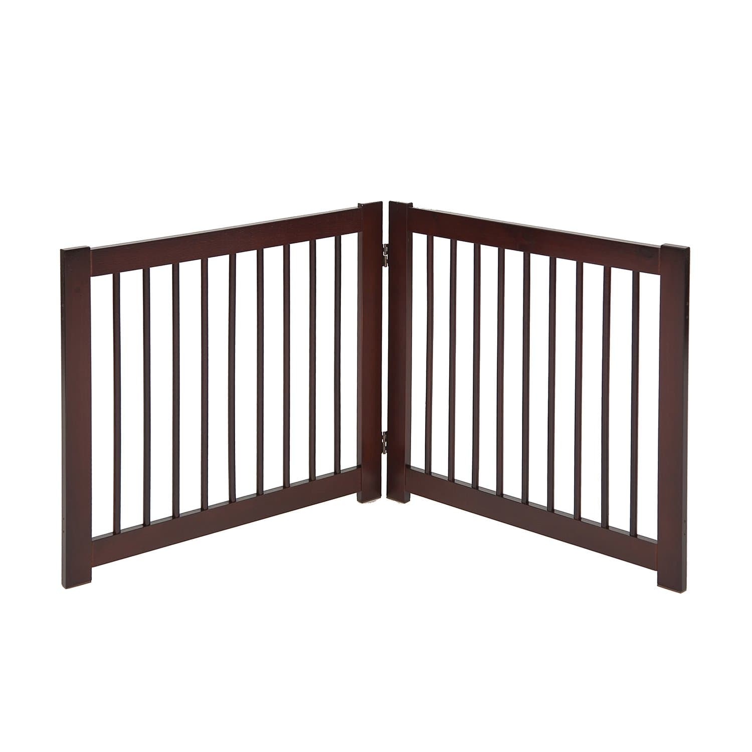 33237-E6 Extension Kit for 360 Configurable Walk Through Folding Pet Gate ,Walnut,24"