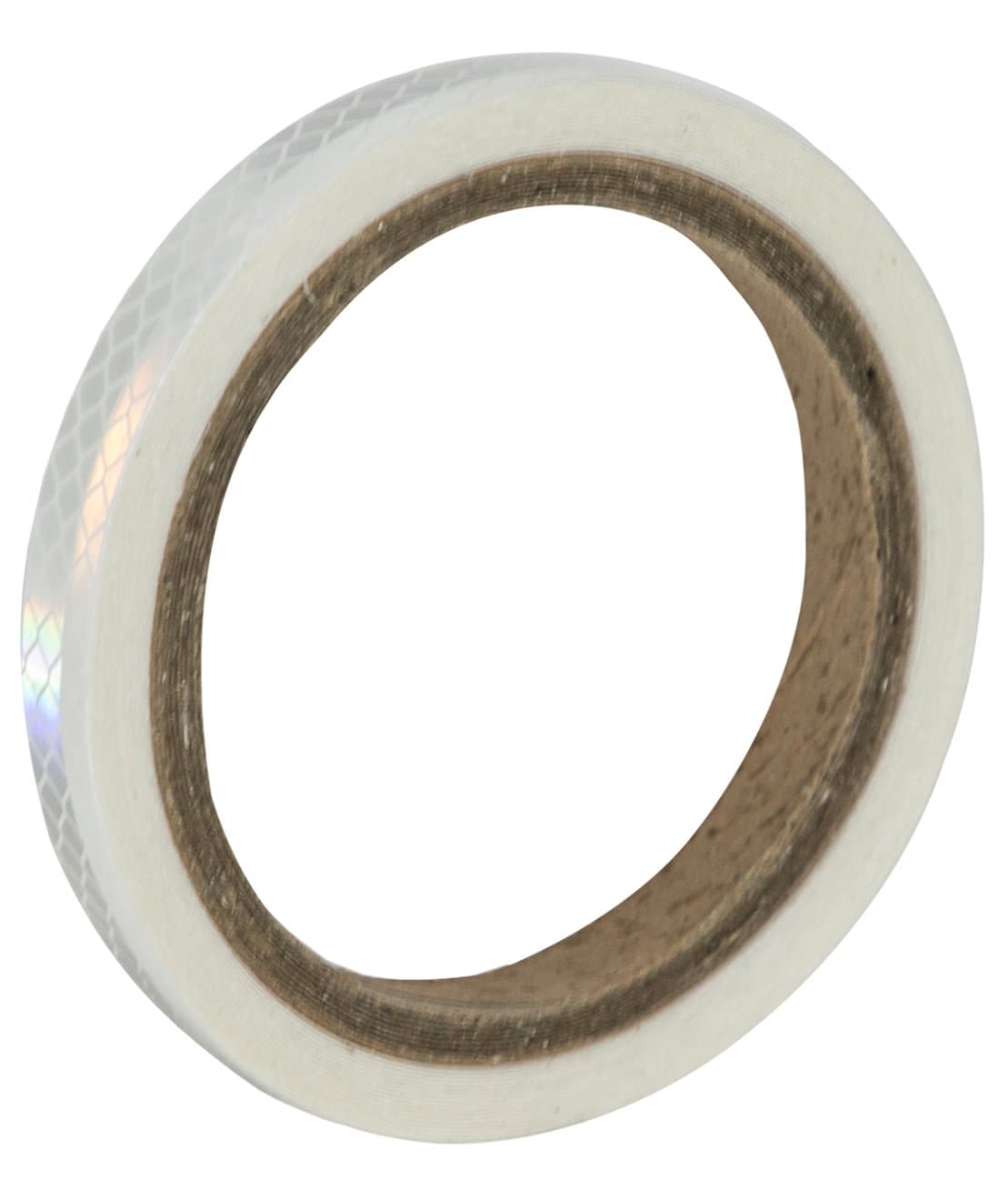 Reflective Tape White 0.5"X5' High Intensity Grade - DOT-C2 Trailer Reflector Tape - Conspicuity Safety Warning Tape for Cars Vehicles Multipal Size