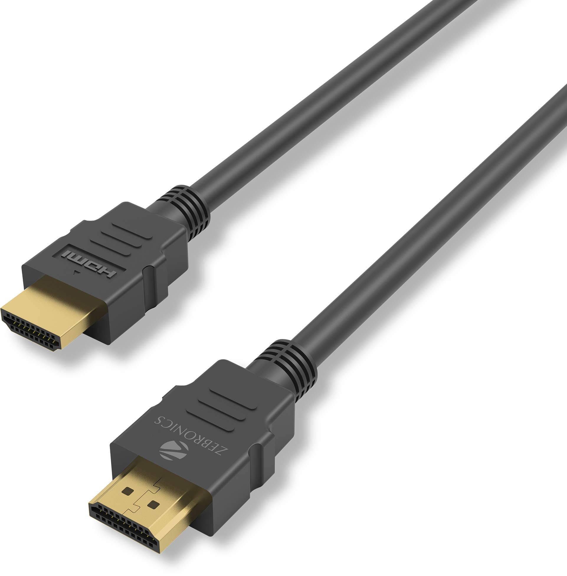 ZEBRONICS Zeb-HAA3020 (3 Meter/9 feet) HDMI Cable Supports 3D, ARC & CEC Extension, Compatible with HDMI-Enabled TV, Blu-ray, Playstation (Gold Plated Connectors)