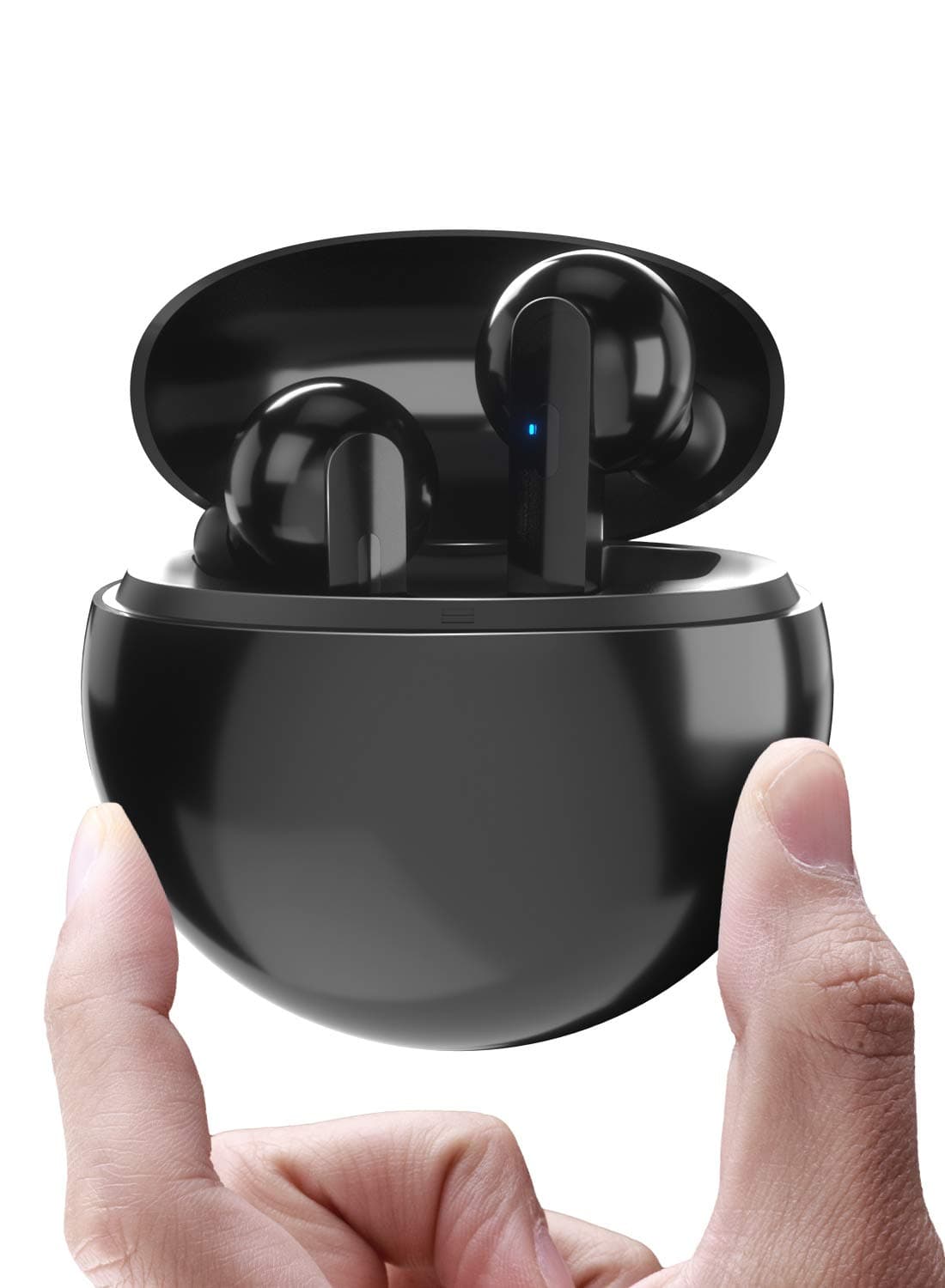 Bluetooth Earbuds, GEEKERA Wireless Headphones 5.0 True Wireless Earphones In Ear Sports Headset with Mic HiFi Stereo Sound Charging Case for Apple iPhone iPad Samsung Huawei Android Phones