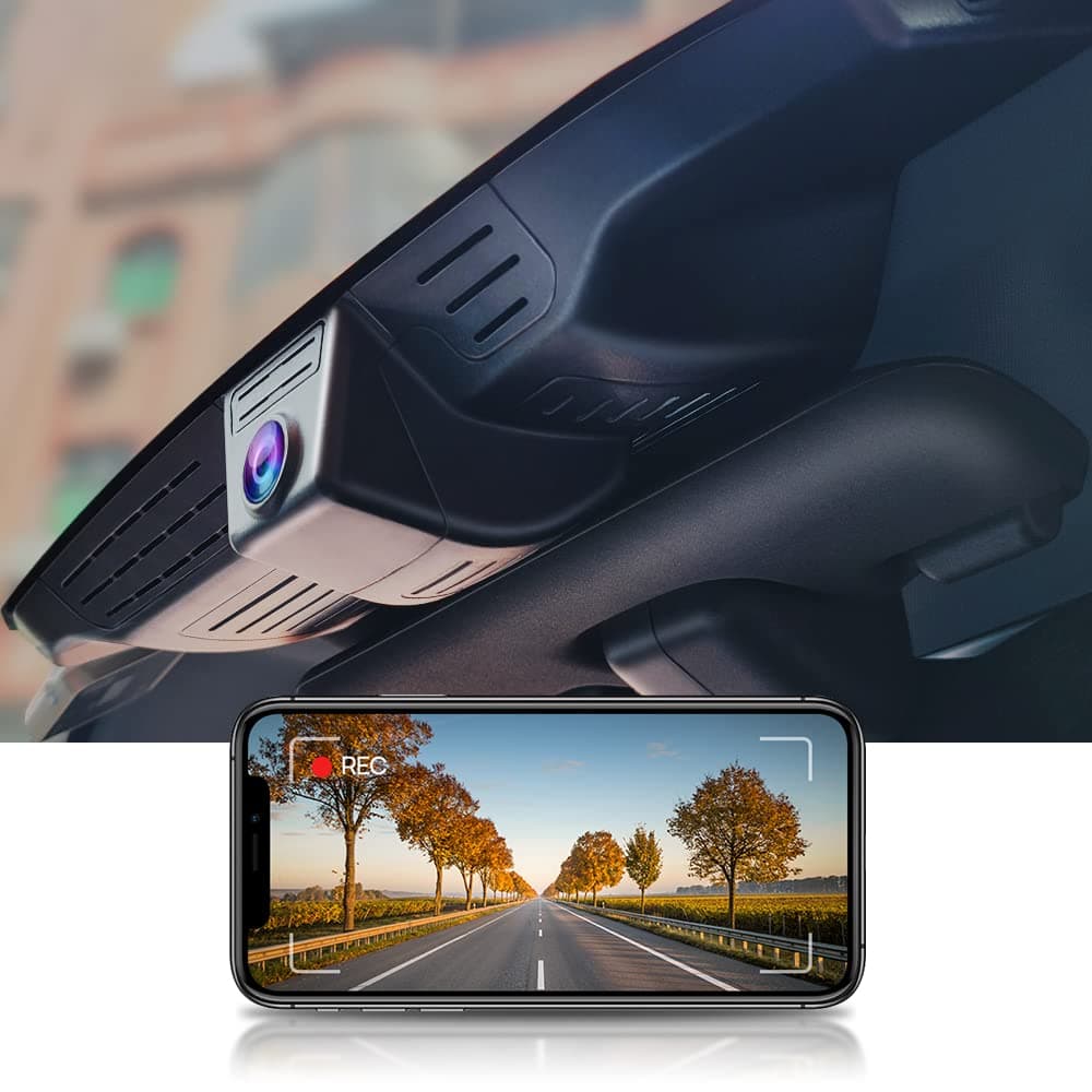 4K Dash Cam Suitable for Land Rover Defender 2020-2026 90 110 Octa 130 (L663), OEM Factory Look, UHD 2160P Video, Built-in WiFi & APP, Loop Recording, Gravity Sensor, Plug & Play, 64GB Card