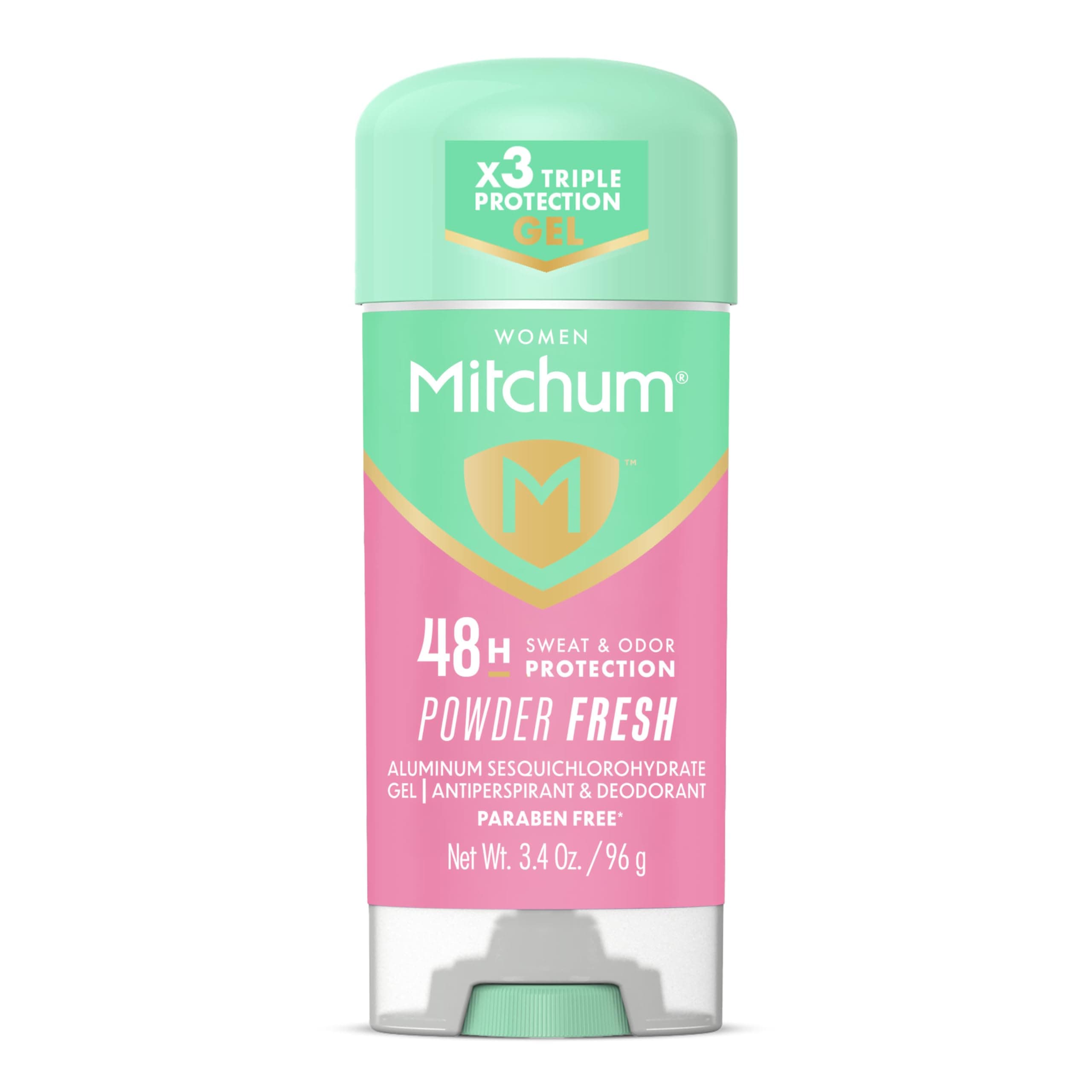 Mitchum Gel, Powder Fresh, 3.4 Ounce by Mitchum