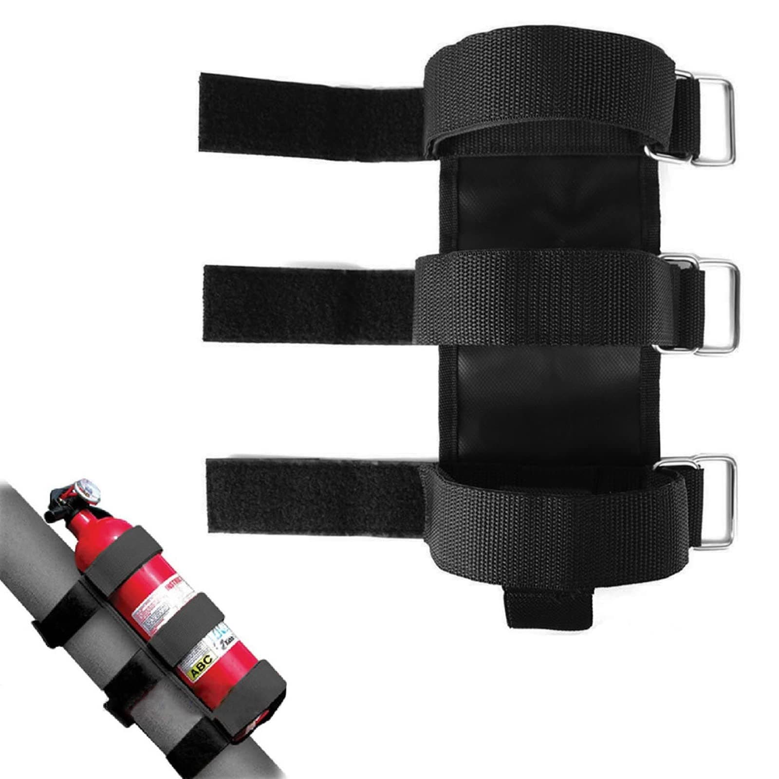 Xislet Offroad Roll Bar Fire Extinguisher Holder Compatible with Polaris UTV RZR Ranger Can-Am Maverick X3 Commander Extinguisher Mount Quick Release